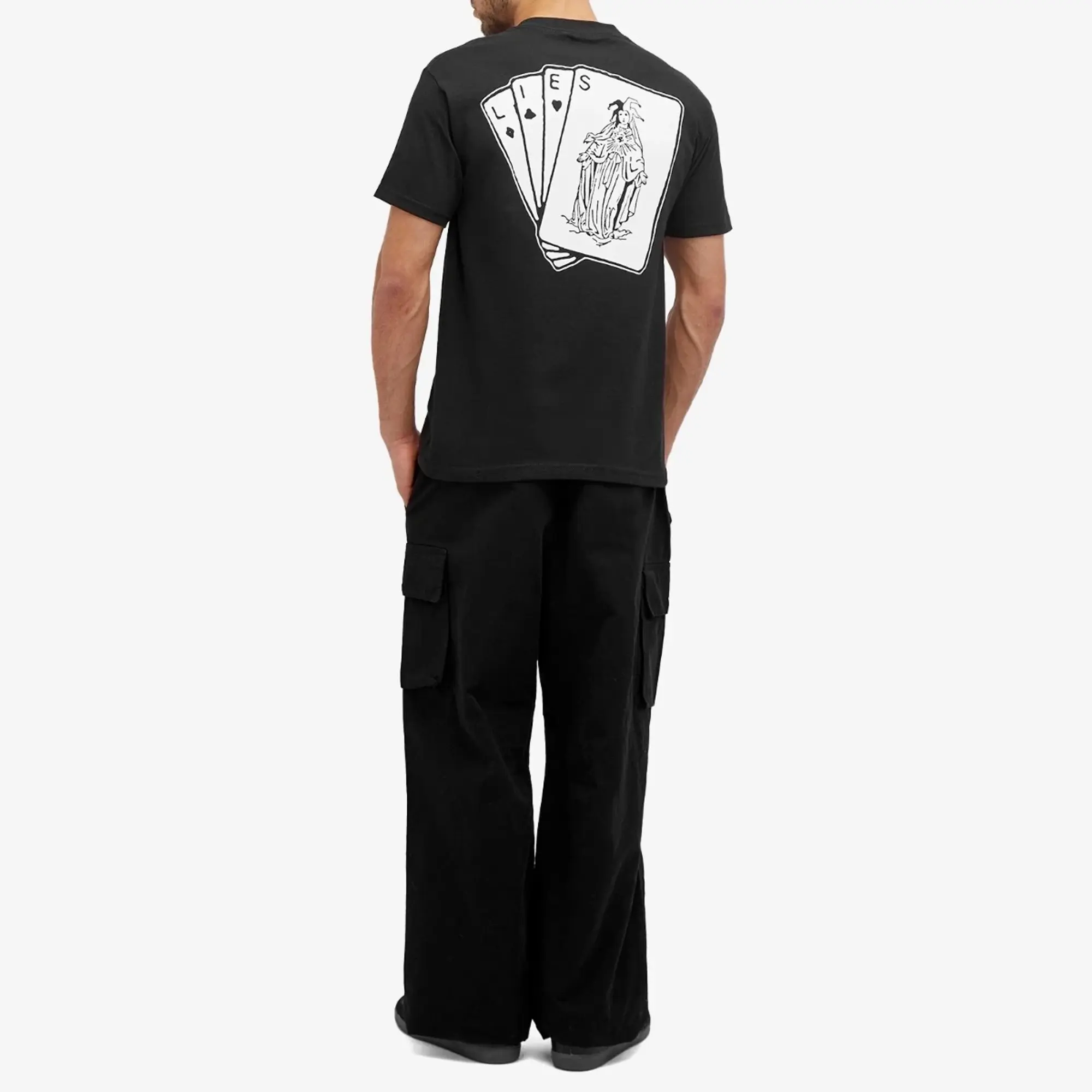 L.I.E.S. Records Men's Cards T-Shirt Black