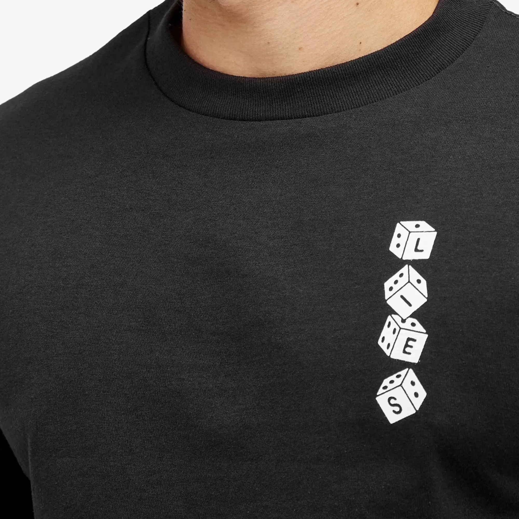 L.I.E.S. Records Men's Cards T-Shirt Black