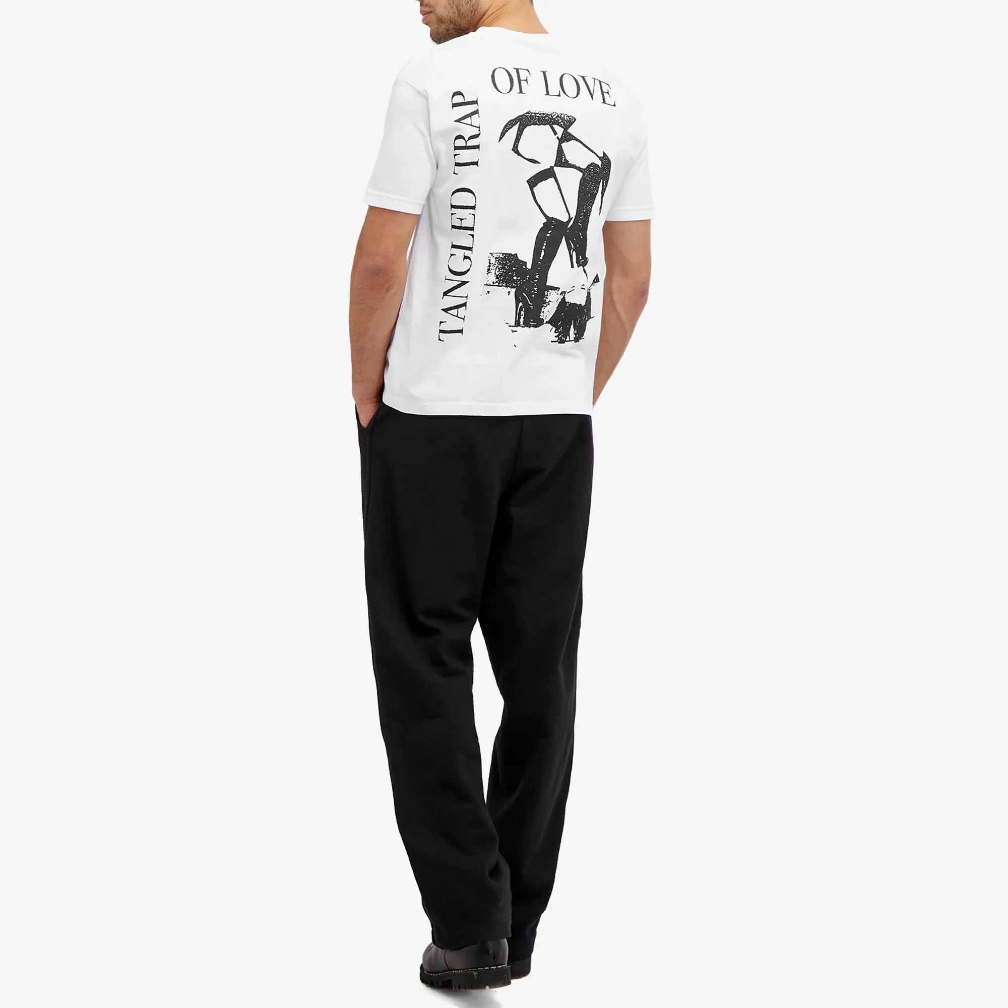 L.I.E.S. Records Men's Tangled Trap T-Shirt White