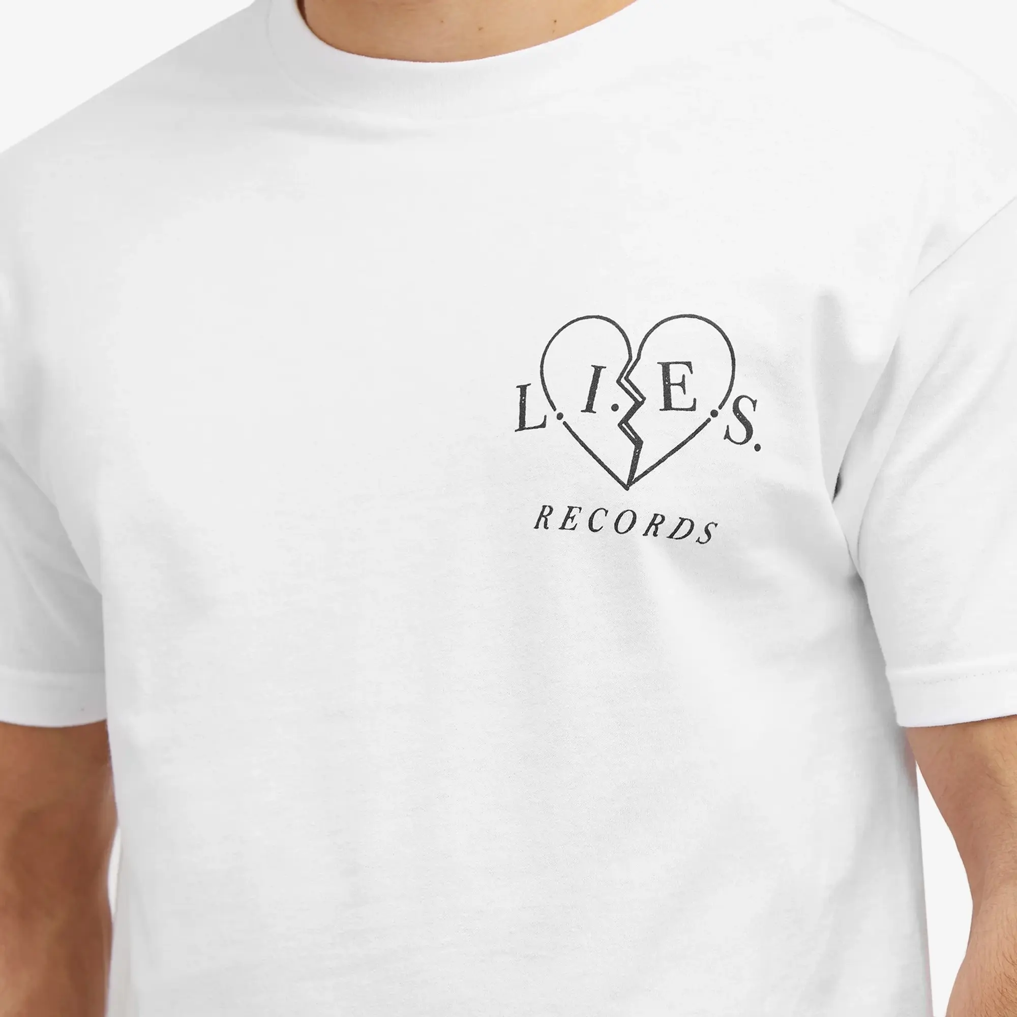 L.I.E.S. Records Men's Tangled Trap T-Shirt White