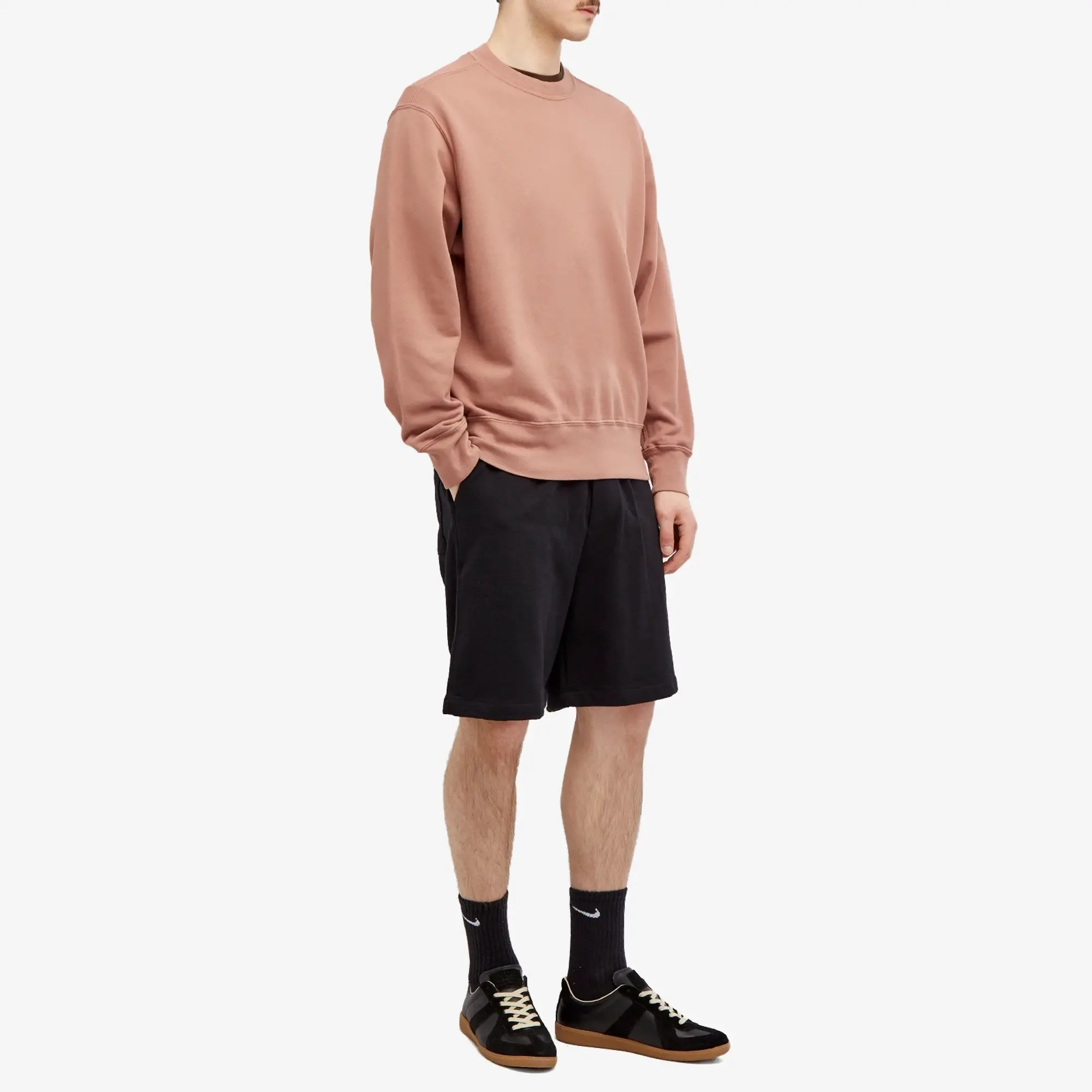 Lady White Co. Men's Relaxed Crew Sweatshirt Deep Mauve