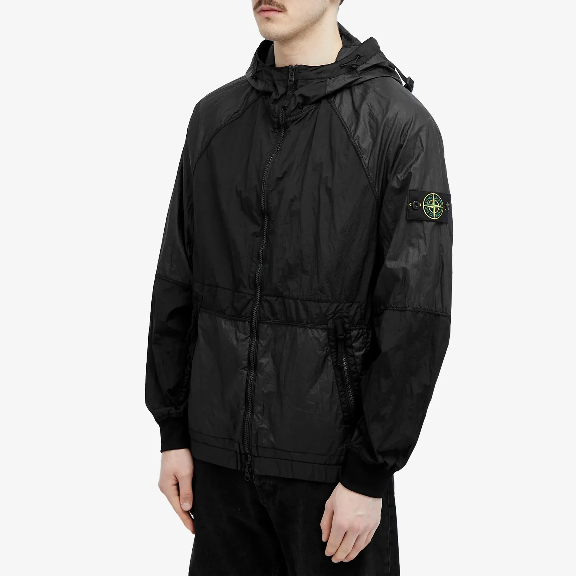 Stone のNYLON L WATRO-TC Jacket Stone Island Men's Nylon Metal Watro-TC Hooded Jacket Black