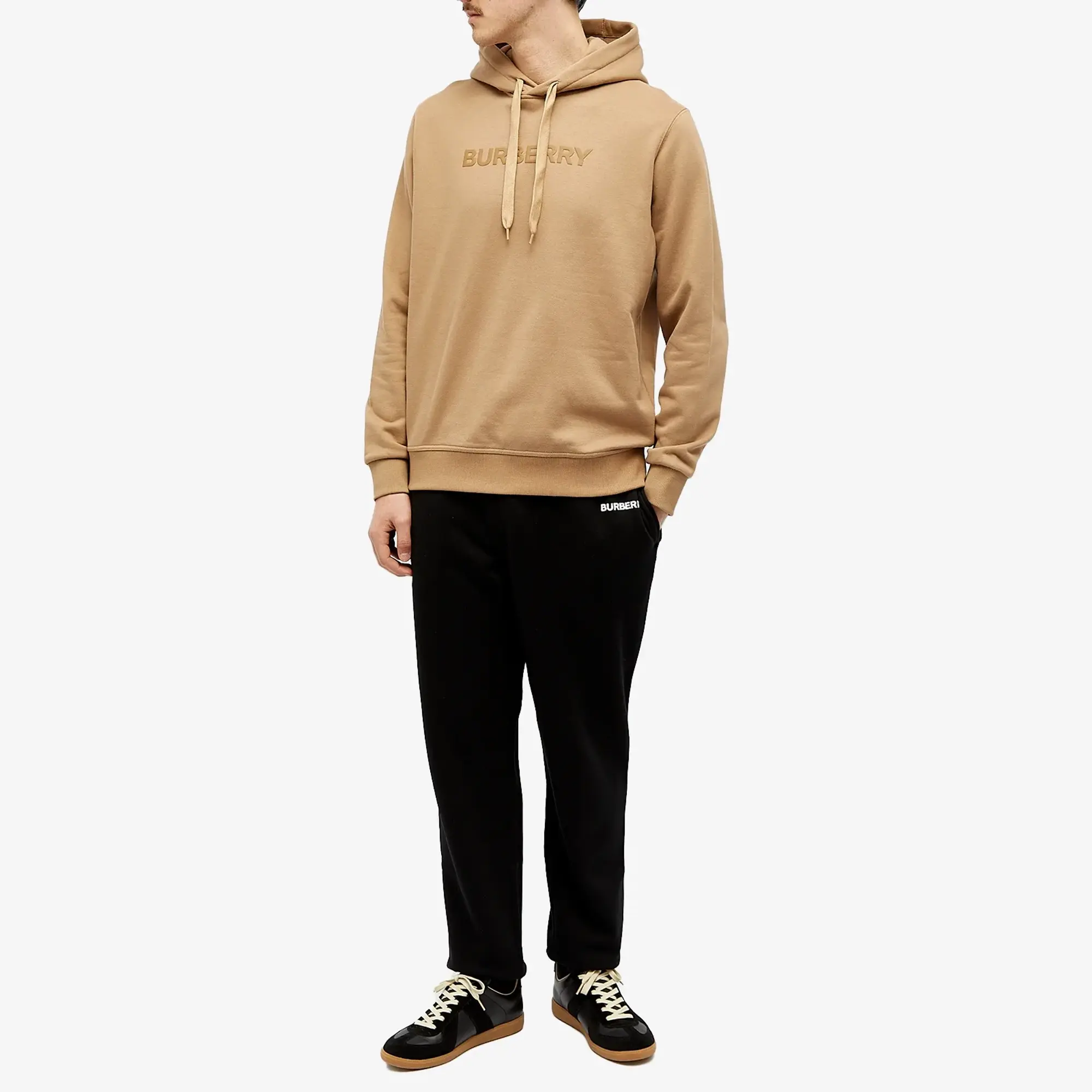 Burberry Men's Ansdell Logo Hoodie Camel