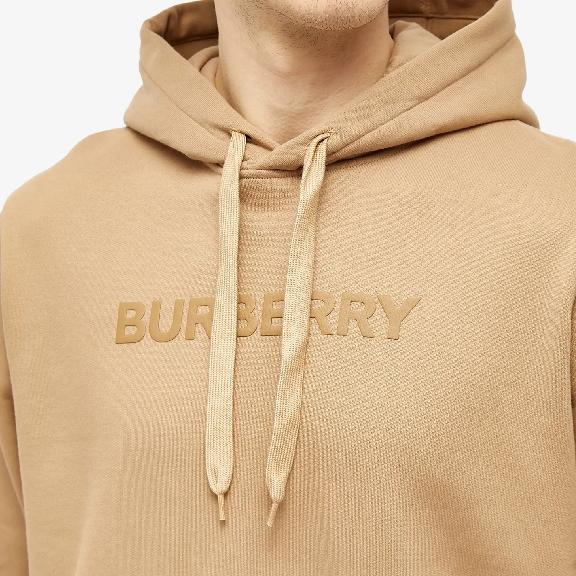 Burberry Men's Ansdell Logo Hoodie Camel