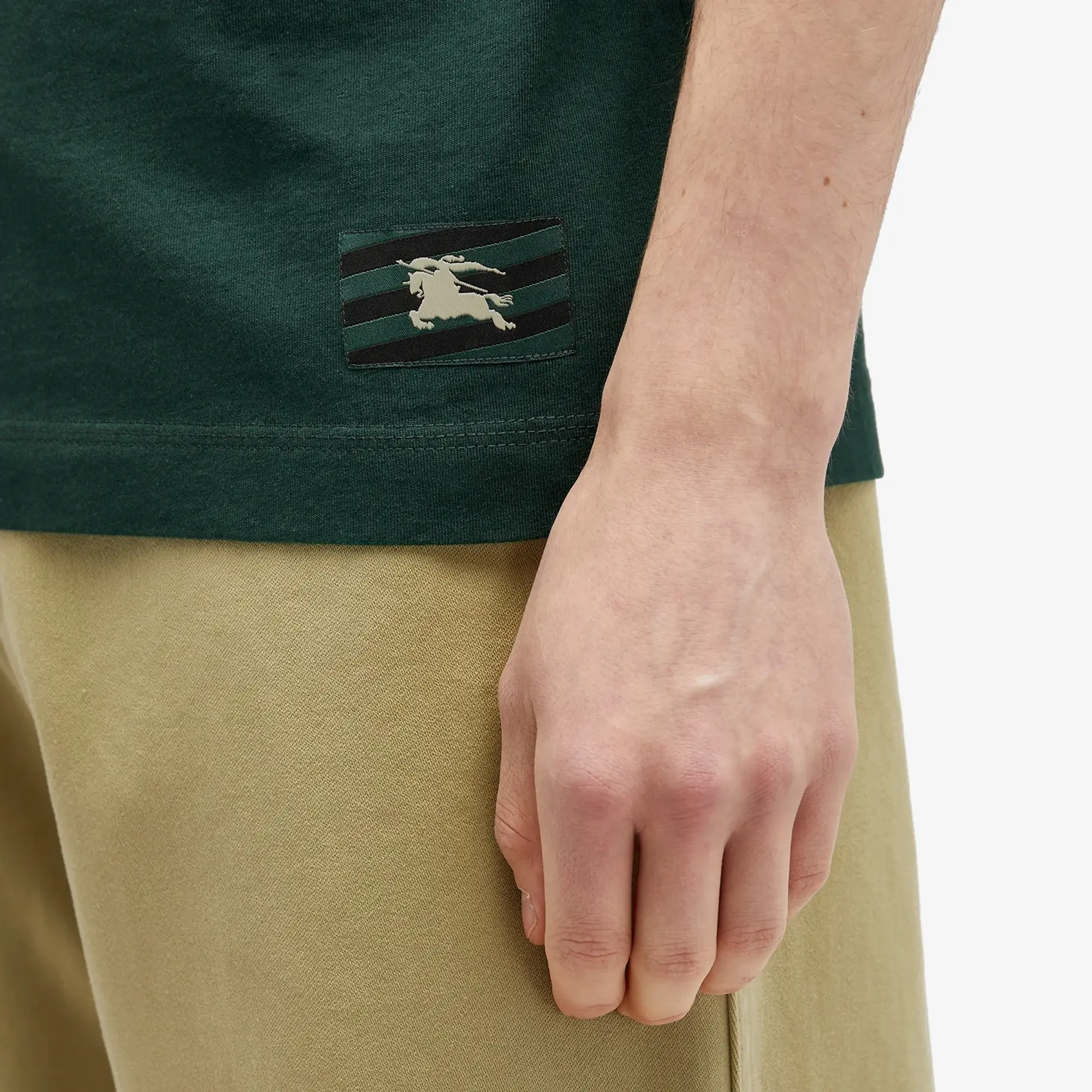 Burberry Men's EKD Label T-Shirt Ivy