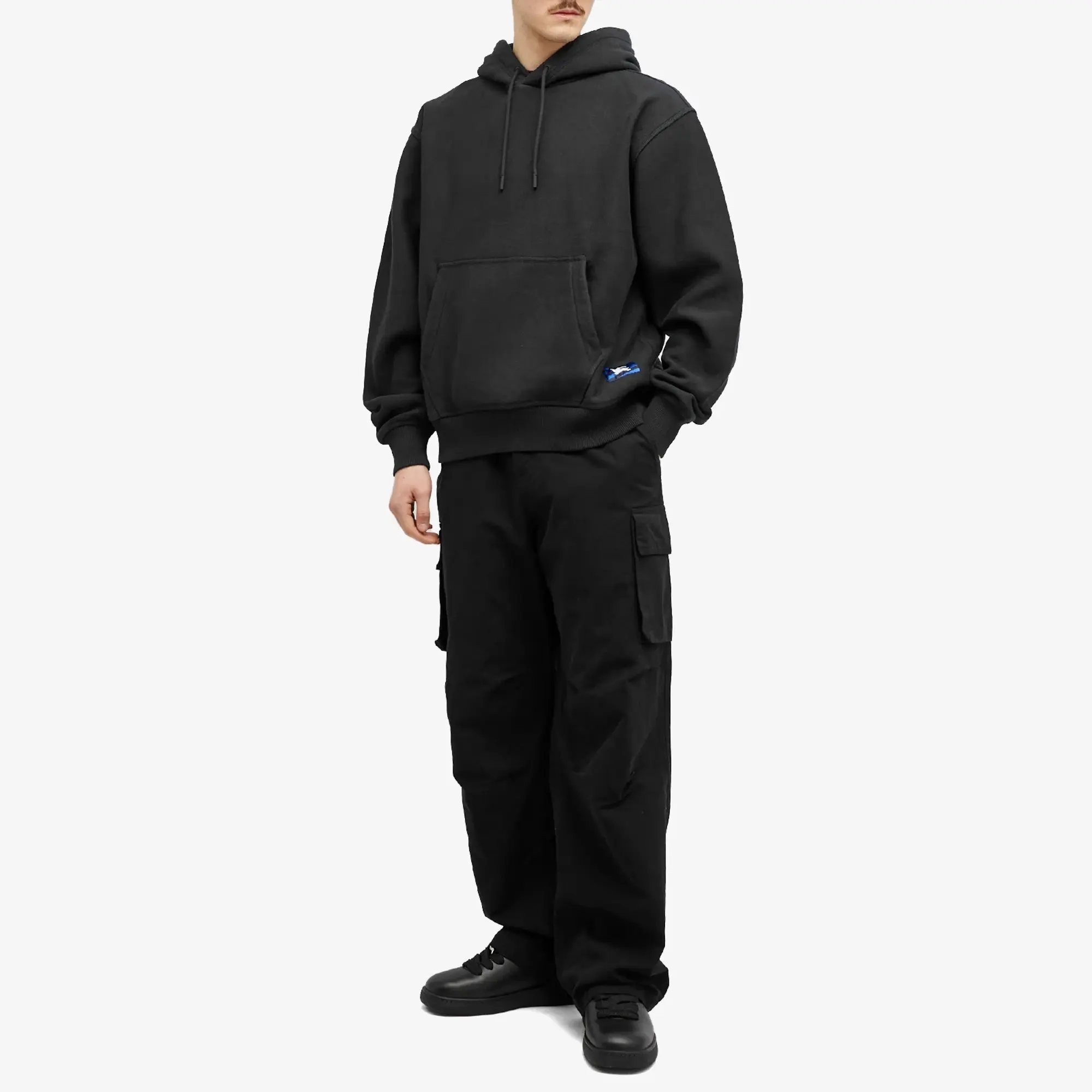 Burberry Men's EKD Label Hoodie Black