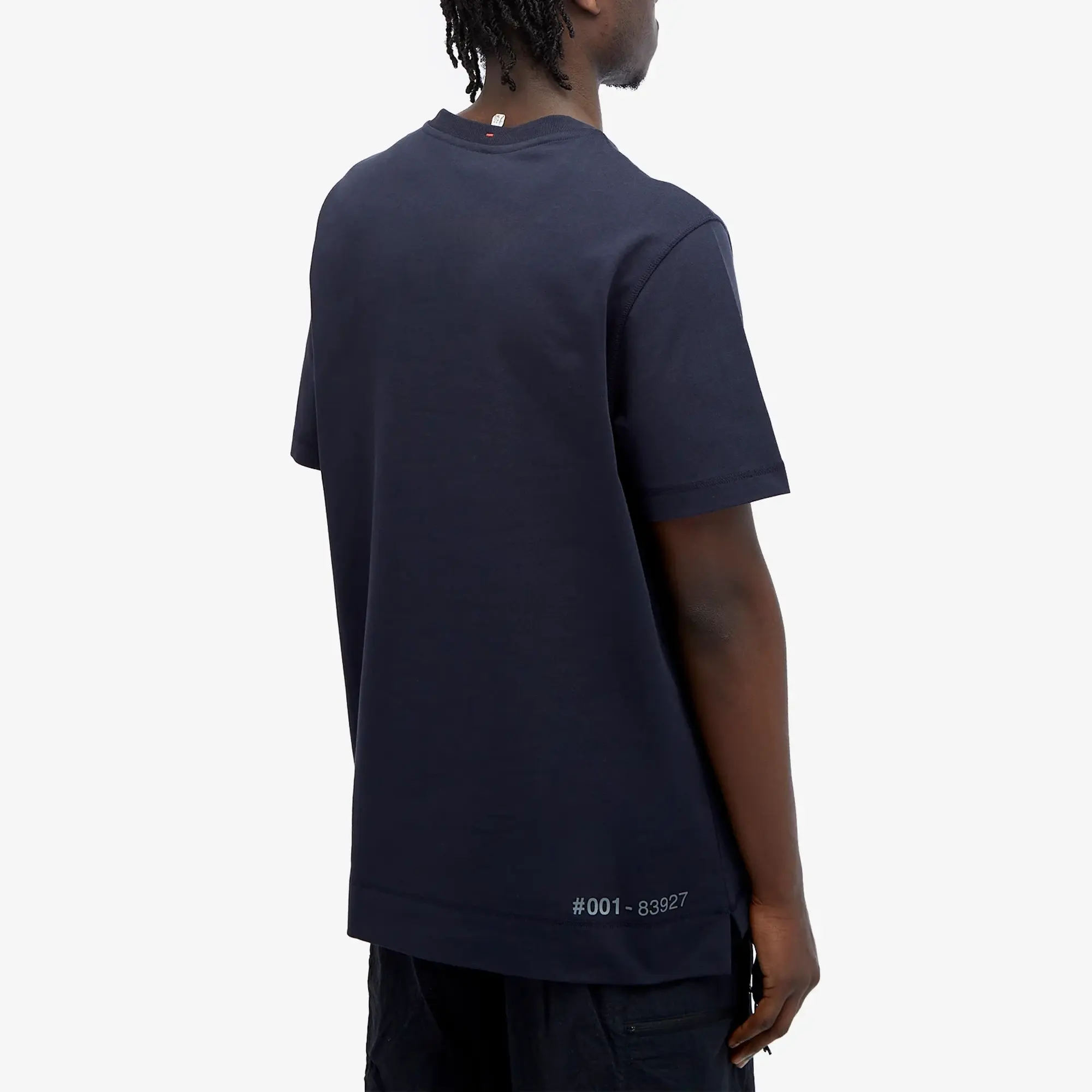 Moncler Grenoble Tri Logo T-Shirt - Navy