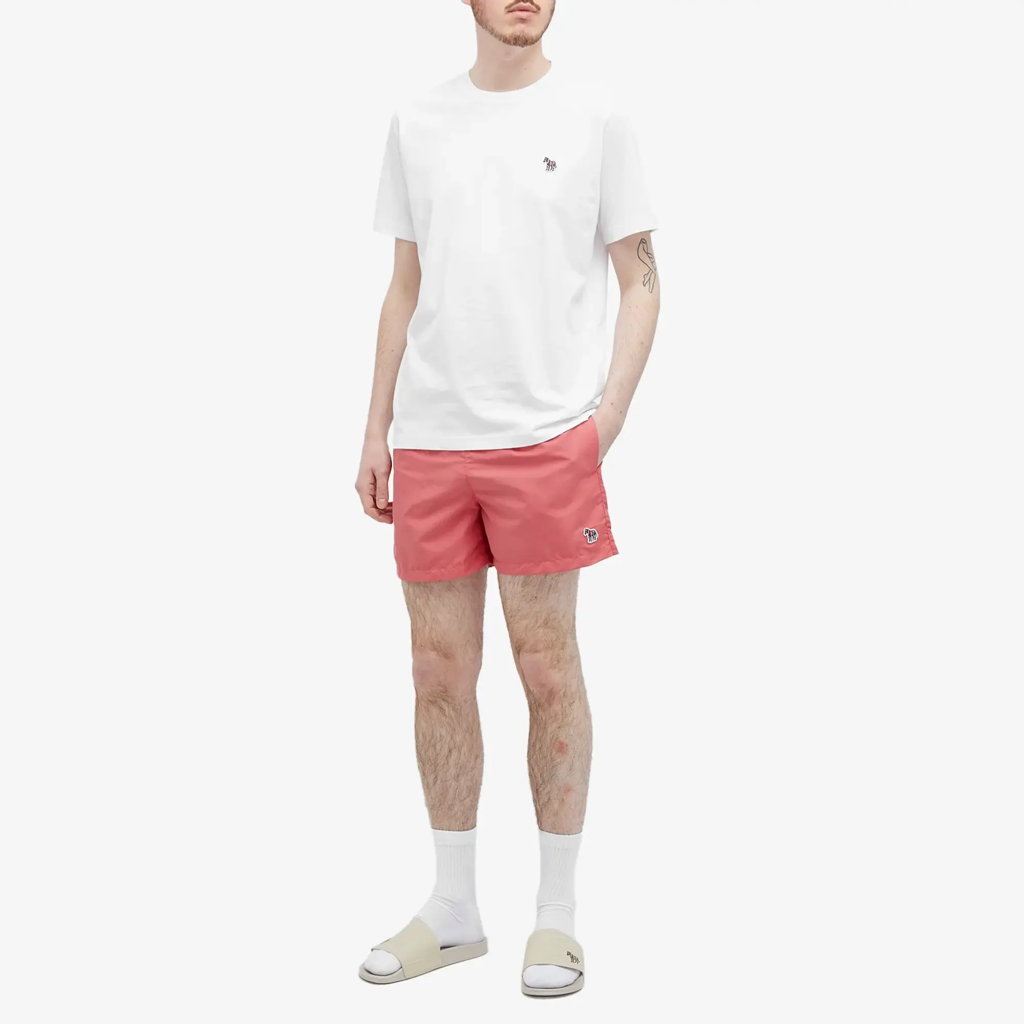 PS Paul Smith Zebra Crew Neck T-Shirt - Grey