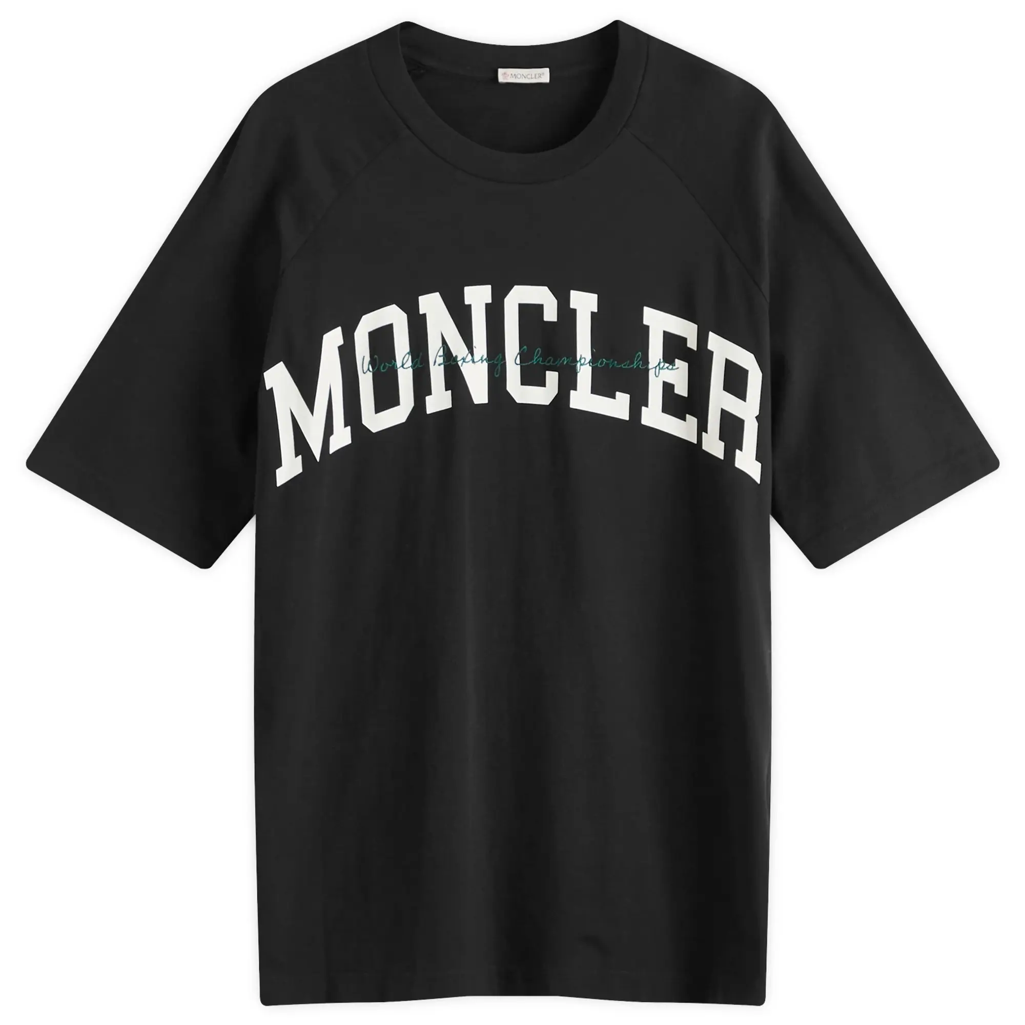Moncler Men's Varsity Logo T-Shirt Black