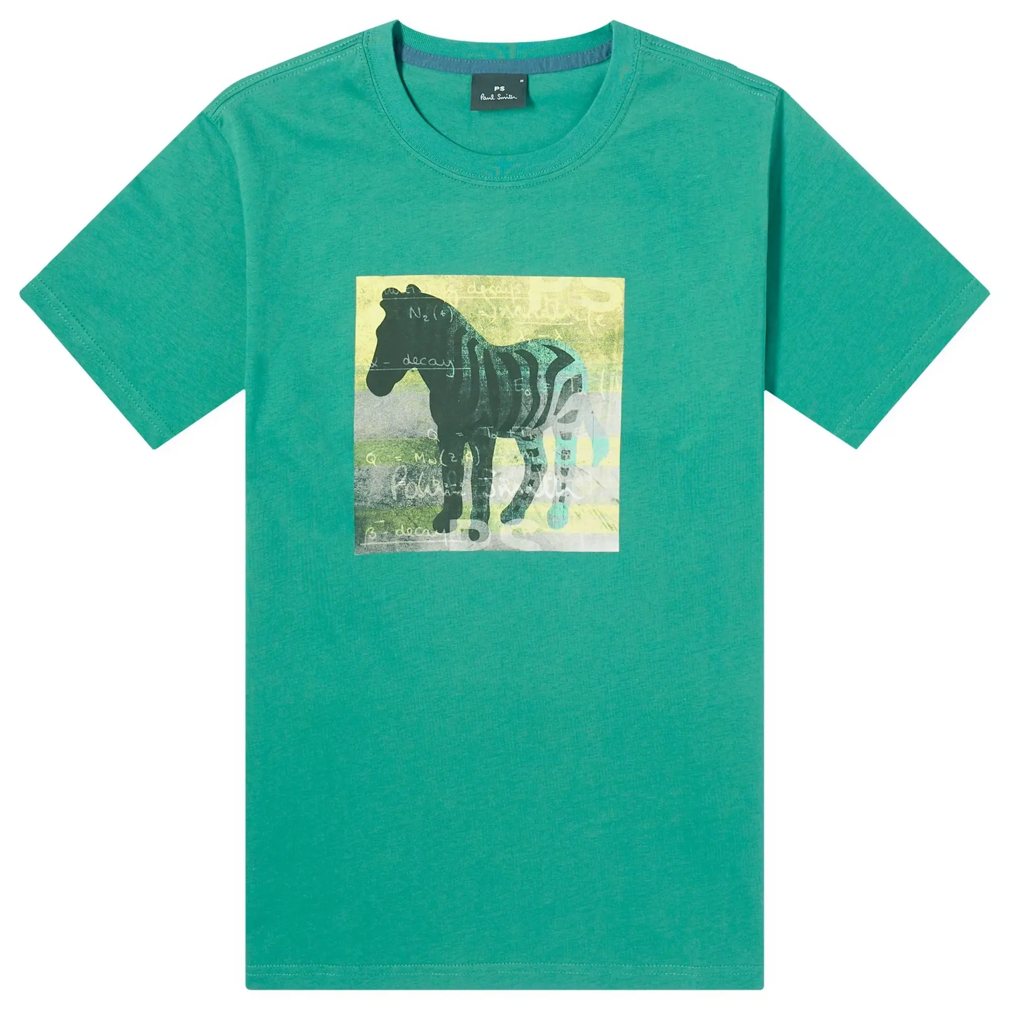 Paul Smith Men's Zebra Square T-Shirt Green
