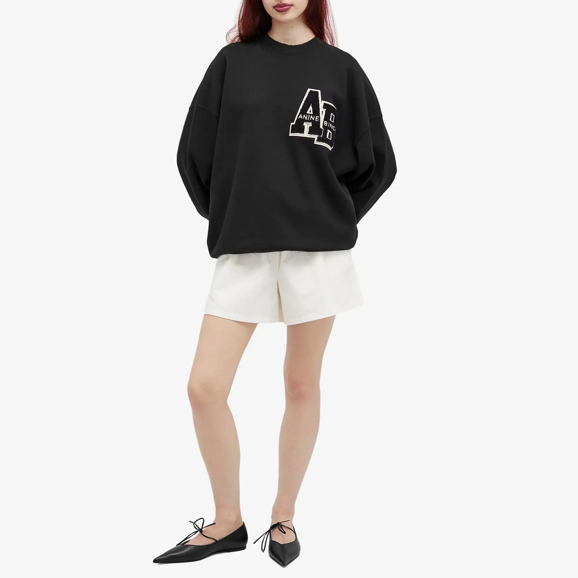 Anine Bing Women's Miles Sweatshirt Black