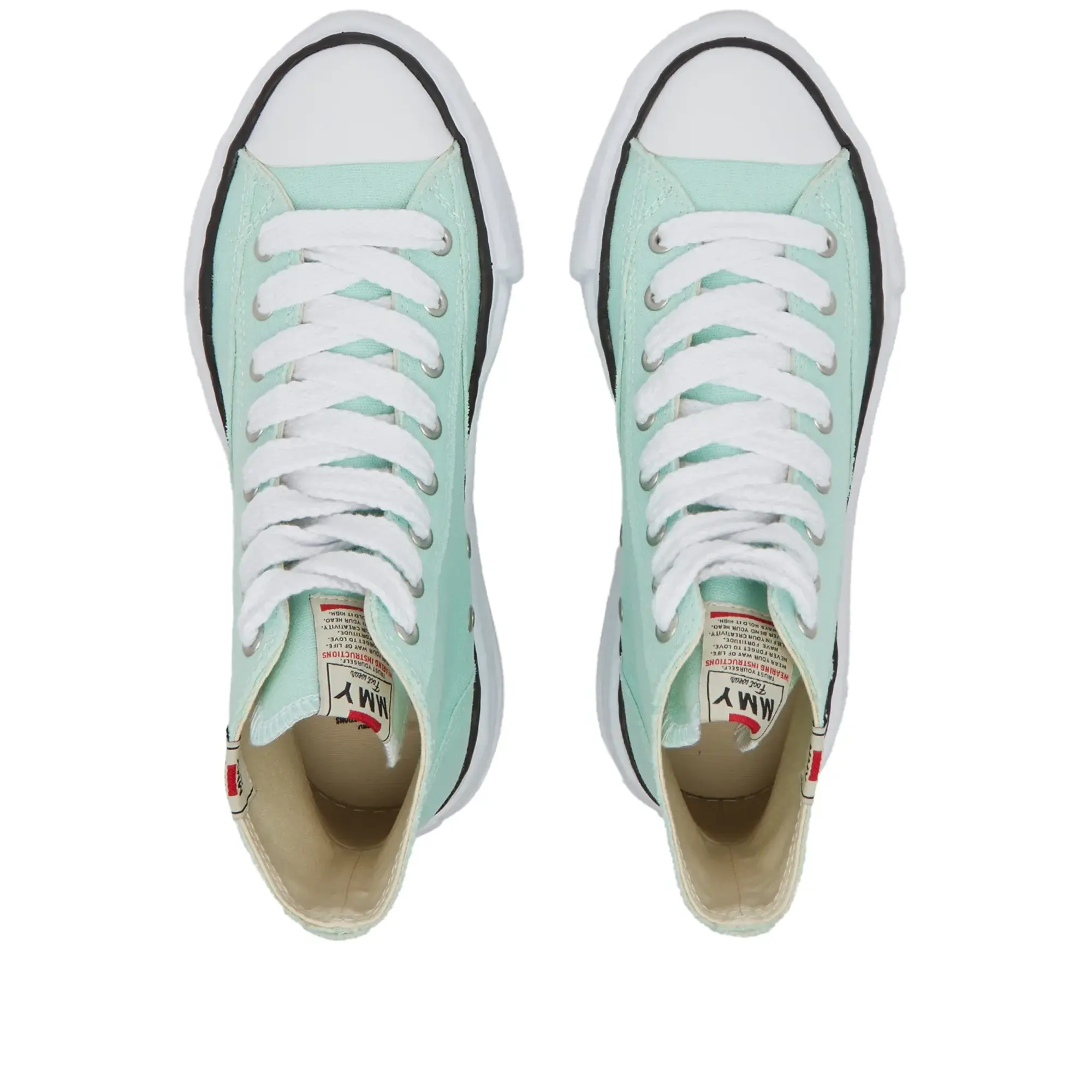 Maison MIHARA YASUHIRO Men's Peterson Original Sole Canvas Sneaker Light Blue