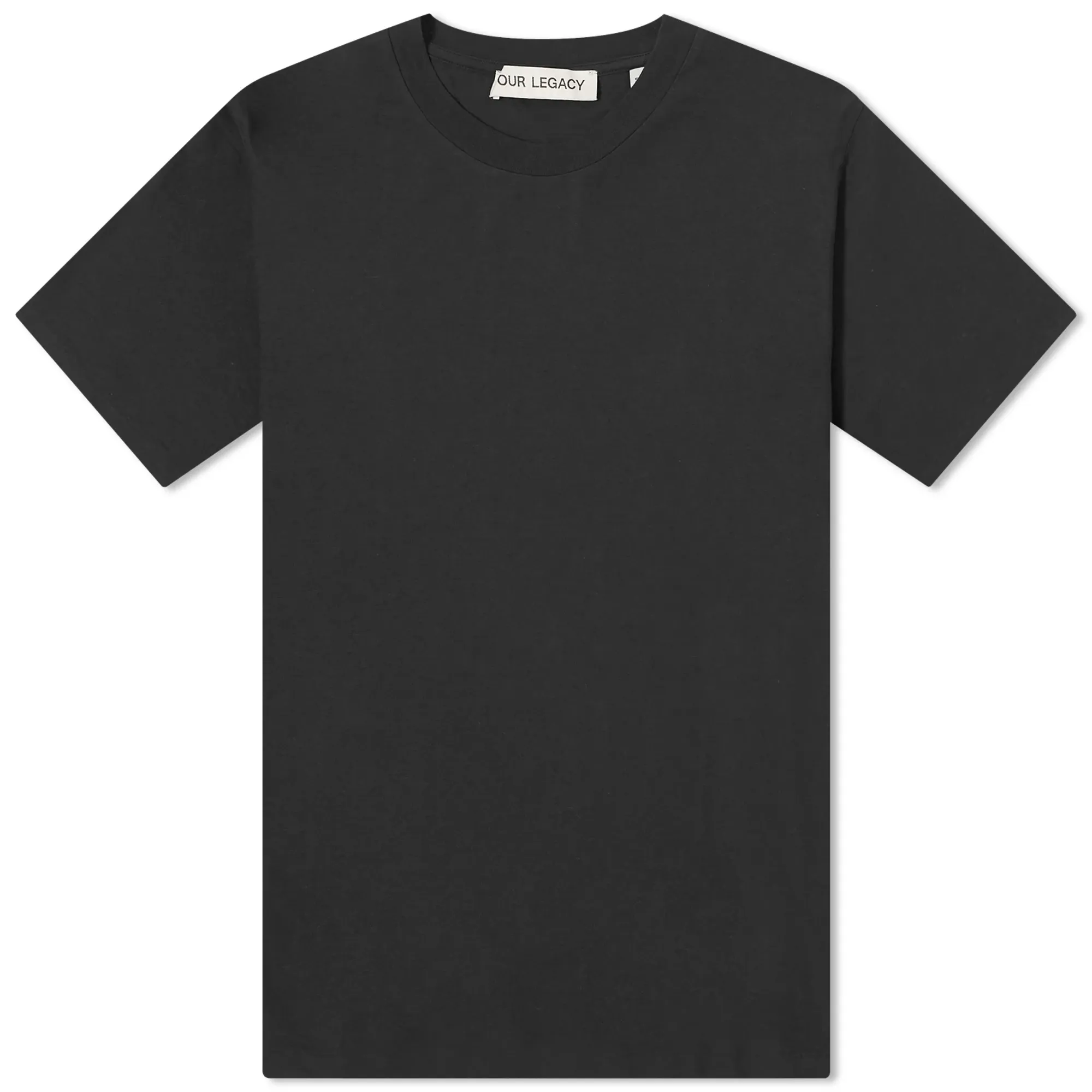 Our Legacy Men's Hover T-Shirt Black Dry Crepe | M4236HBD | FOOTY.COM