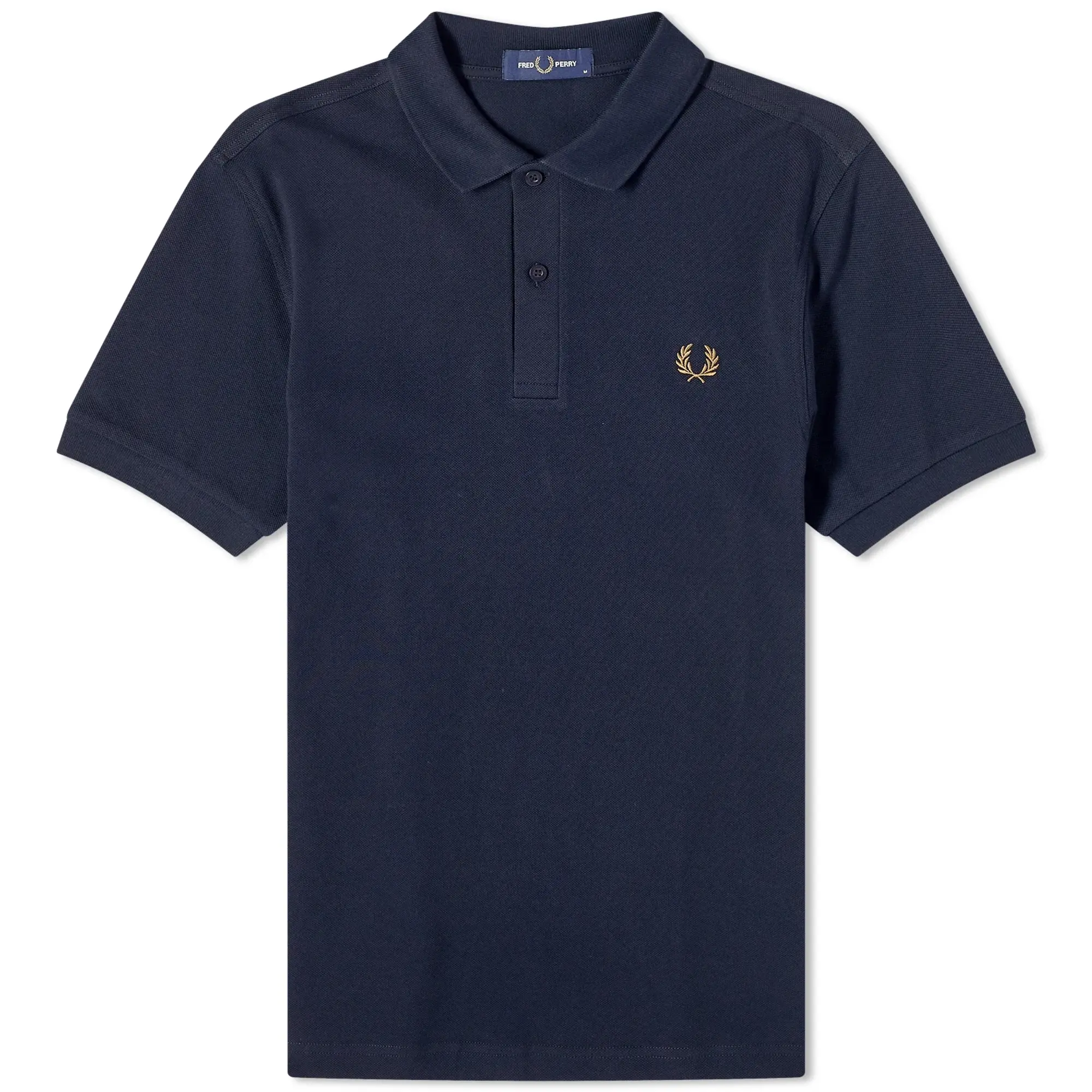 Fred Perry plain polo shirt in navy
