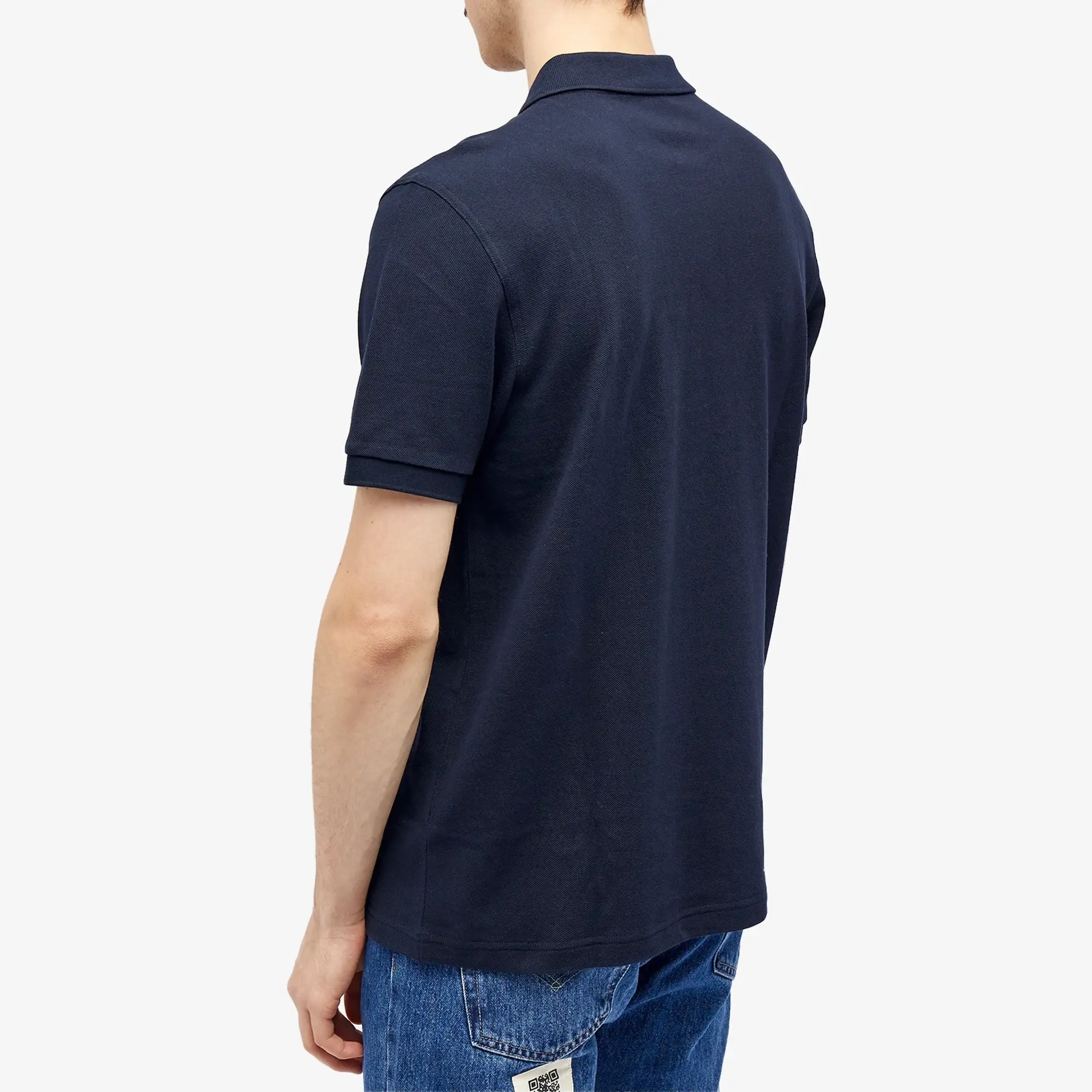 Fred Perry plain polo shirt in navy