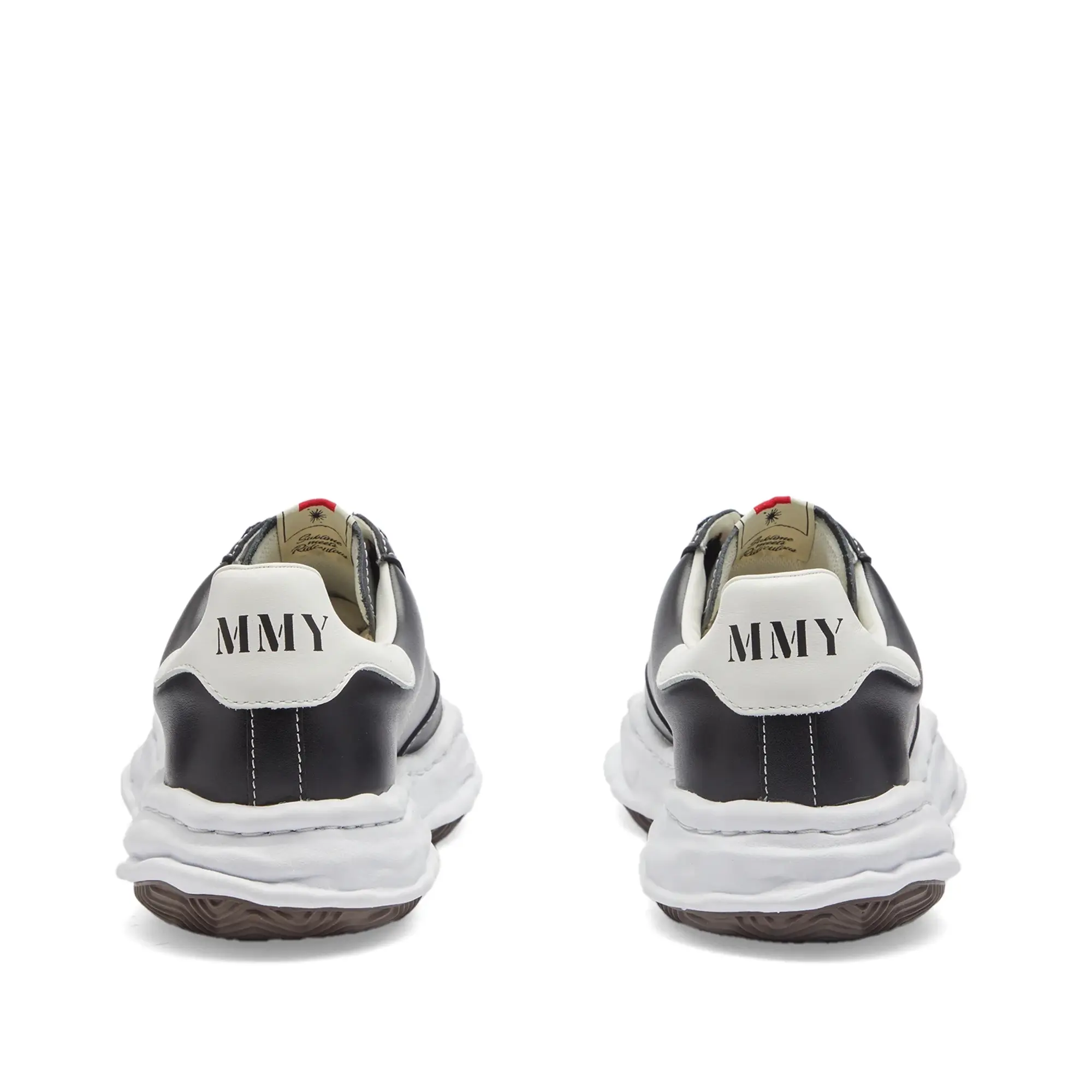 Maison MIHARA YASUHIRO Men's Blakey Low Leather Sneaker Black
