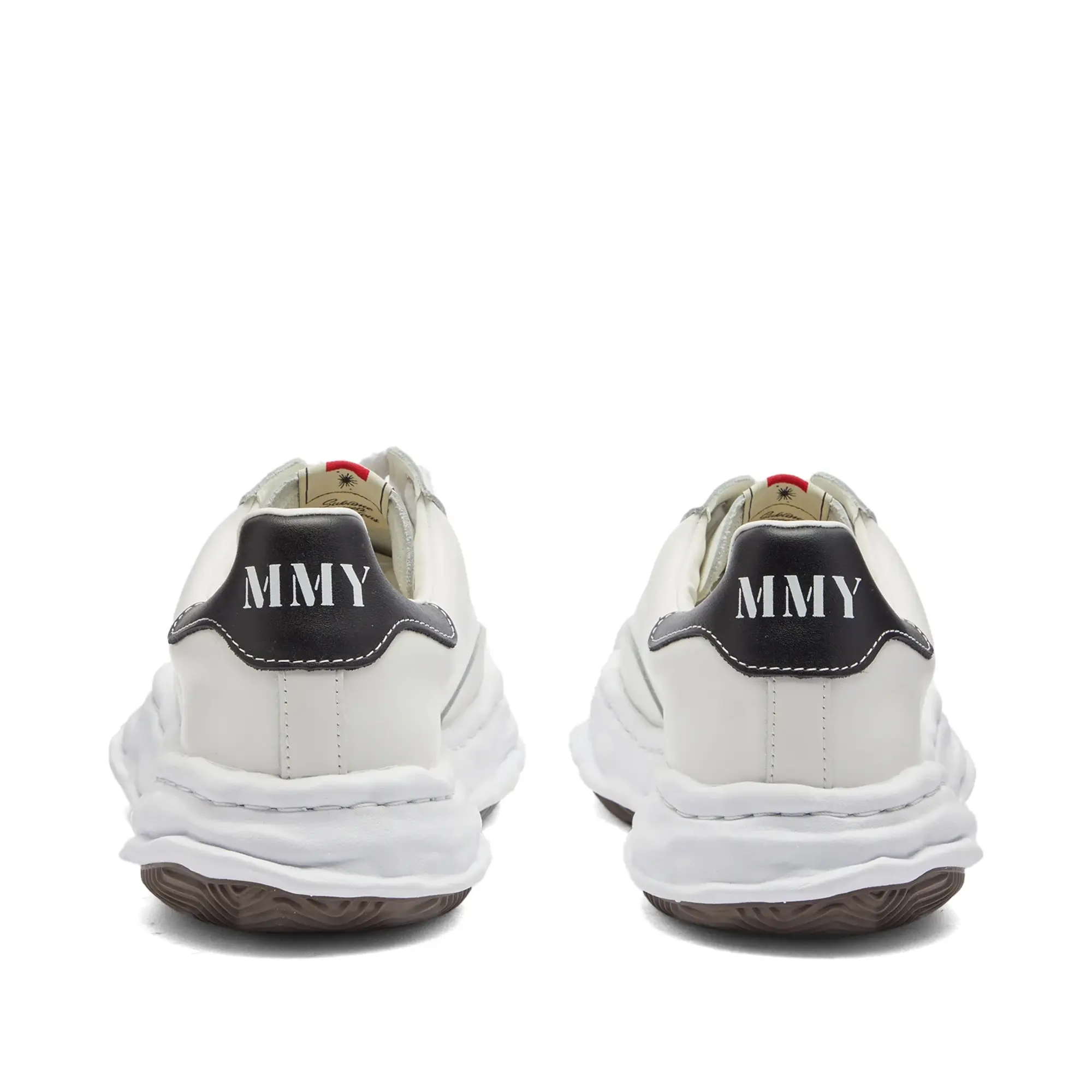 Maison MIHARA YASUHIRO Men's Blakey Low / Original Stc Sole Leathe White