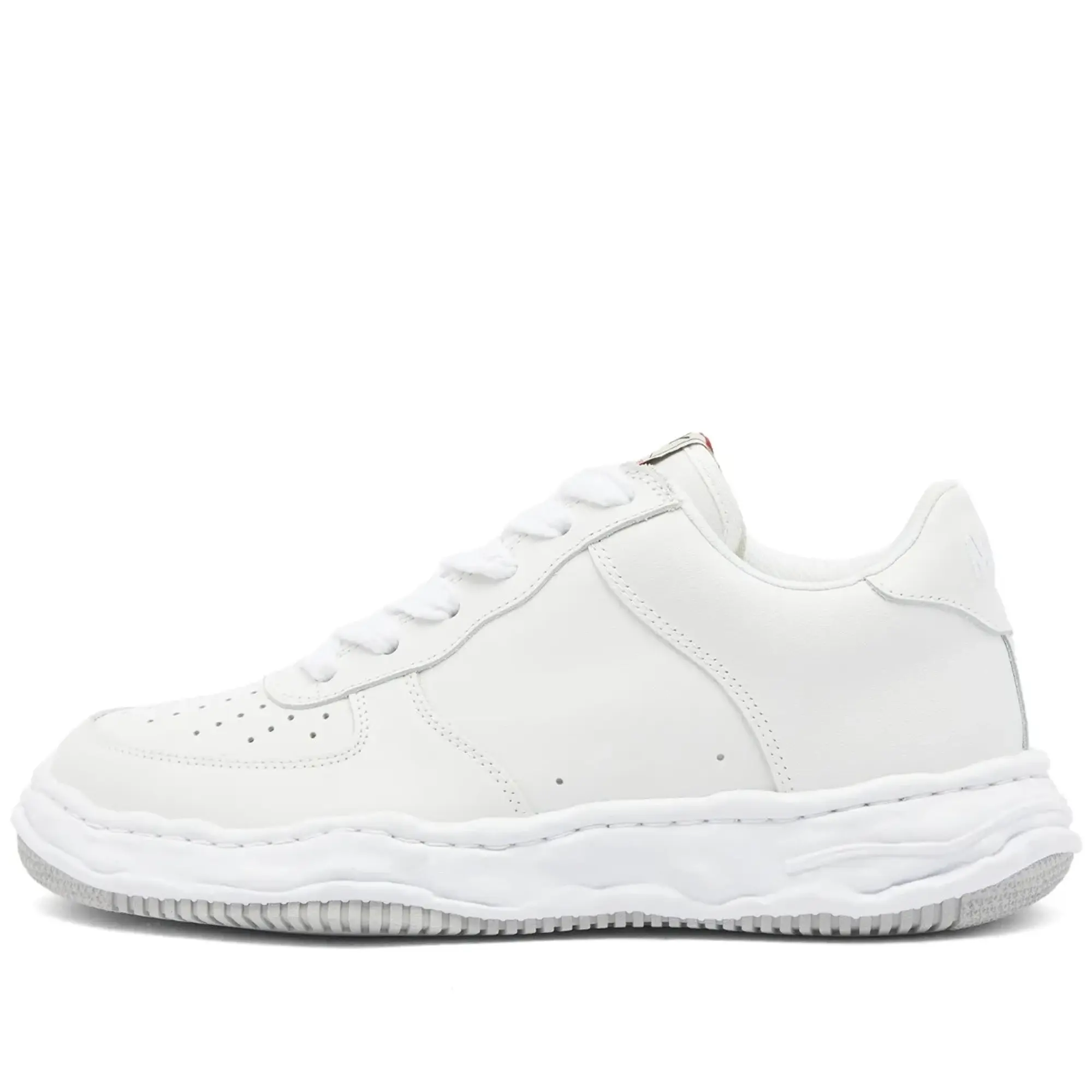 Maison MIHARA YASUHIRO Men's Wayne Original Low Top Leather Sneake White