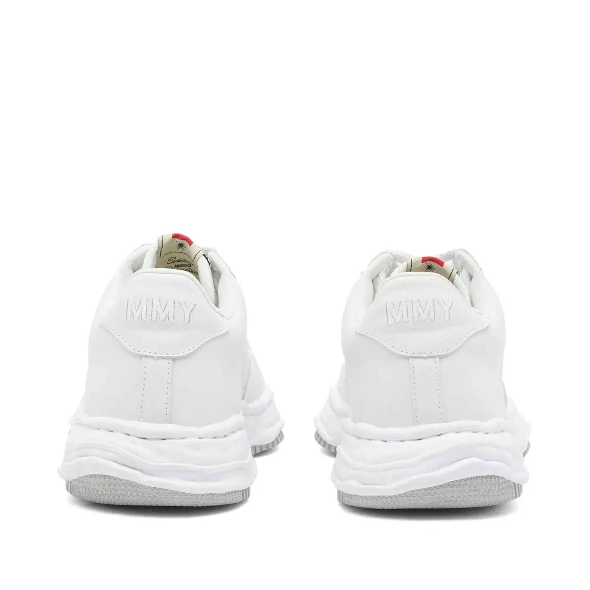 Maison MIHARA YASUHIRO Men's Wayne Original Low Top Leather Sneake White