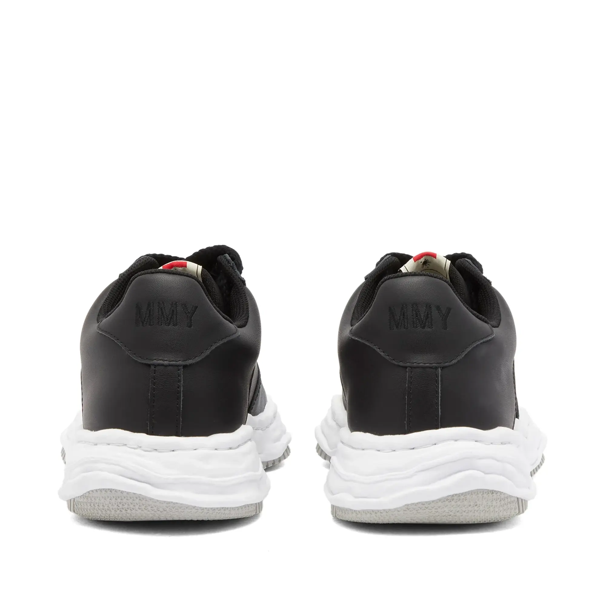 Maison MIHARA YASUHIRO Men's Wayne Original Low Top Leather Sneaker Black