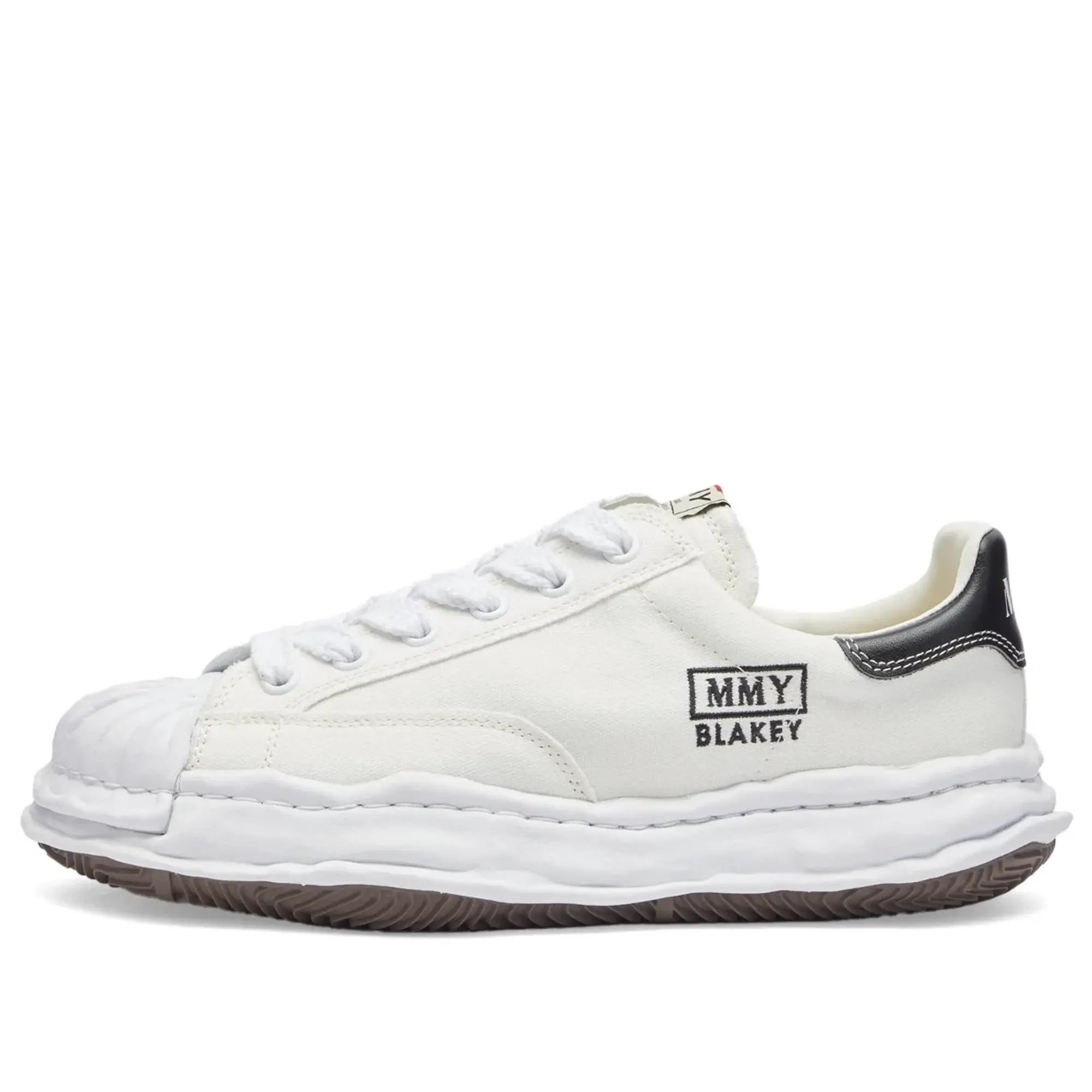 Maison MIHARA YASUHIRO Men's Blakey Low Original Sole Canvas Sneak White