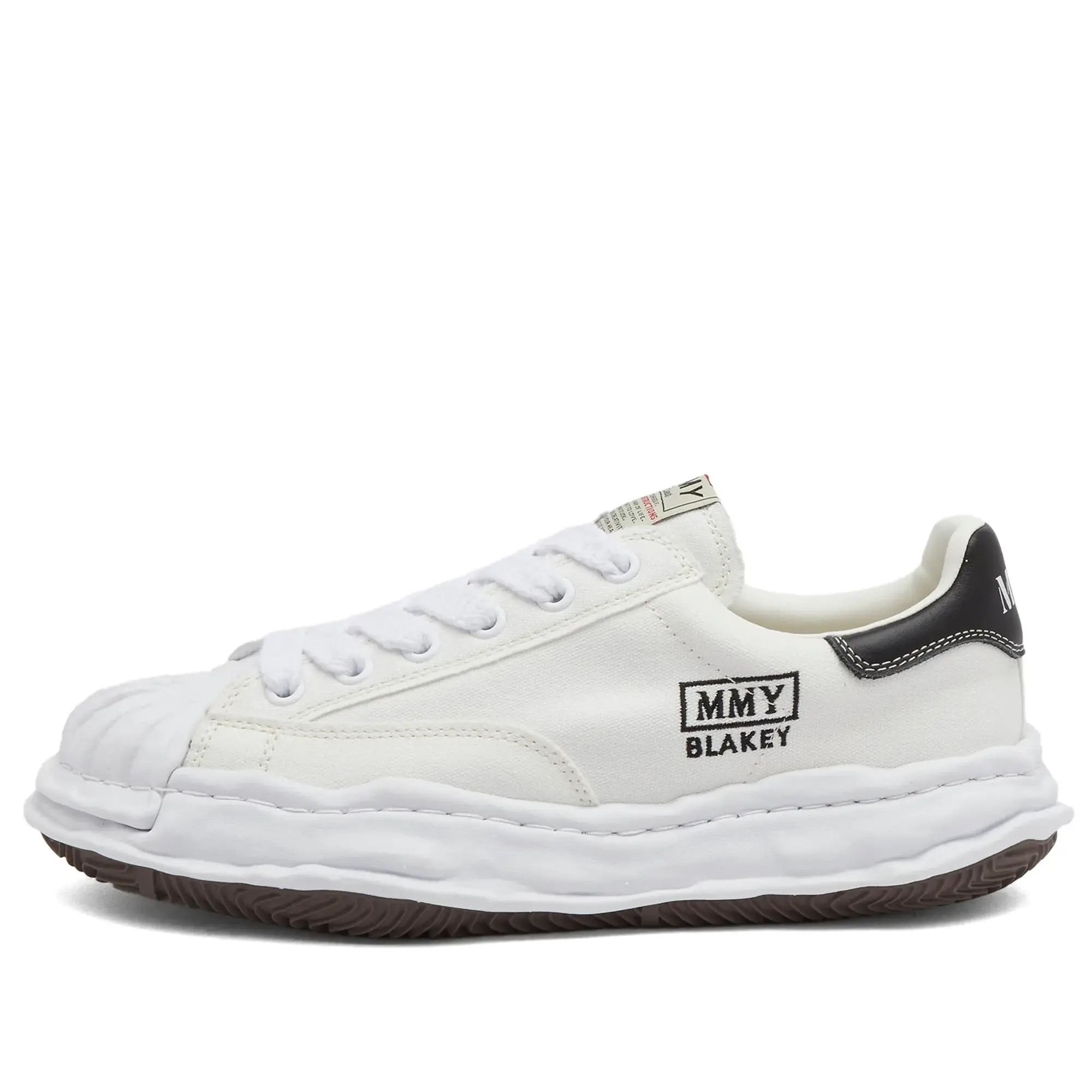 Maison MIHARA YASUHIRO Men's Blakey Low Original Sole Canvas Sneak White