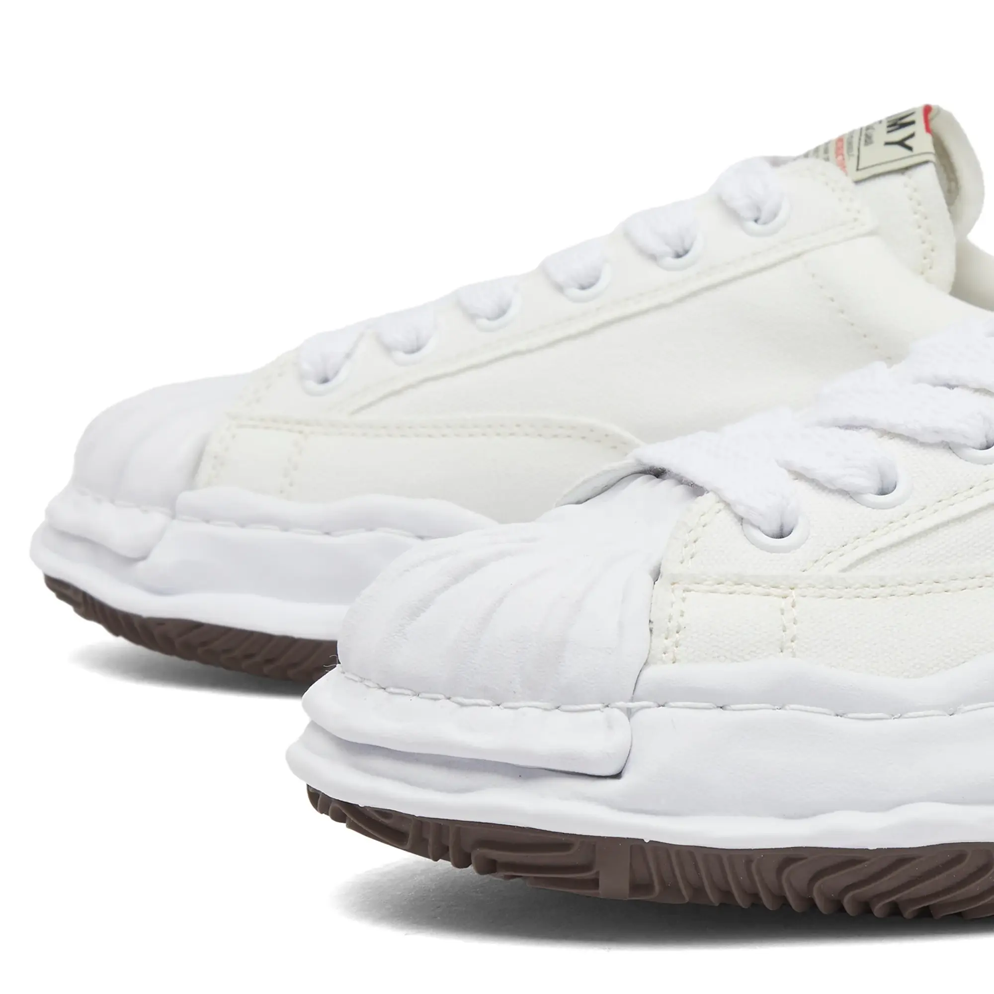 Maison MIHARA YASUHIRO Men's Blakey Low Original Sole Canvas Sneak White