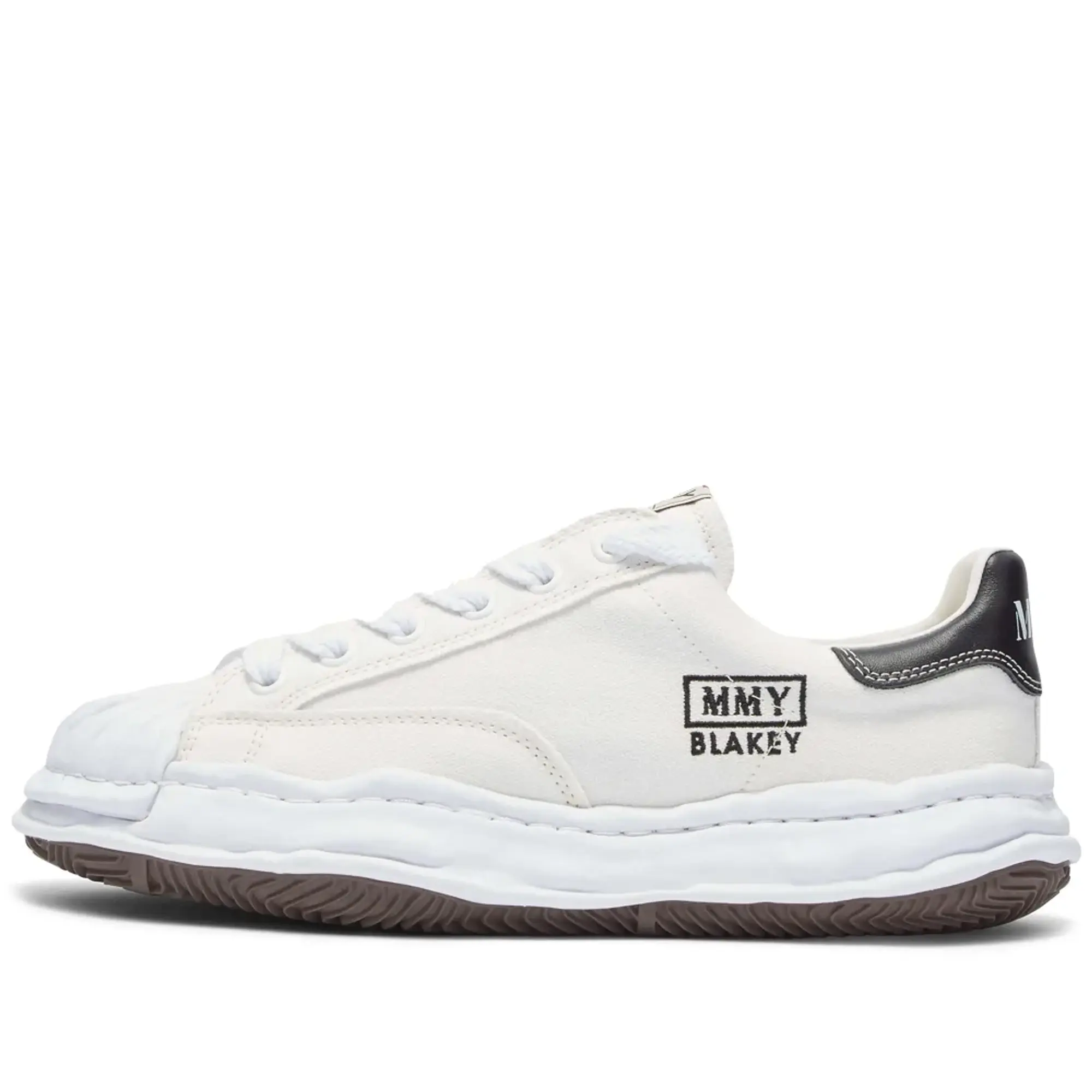 Maison MIHARA YASUHIRO Men's Blakey Low Original Sole Canvas Sneak White