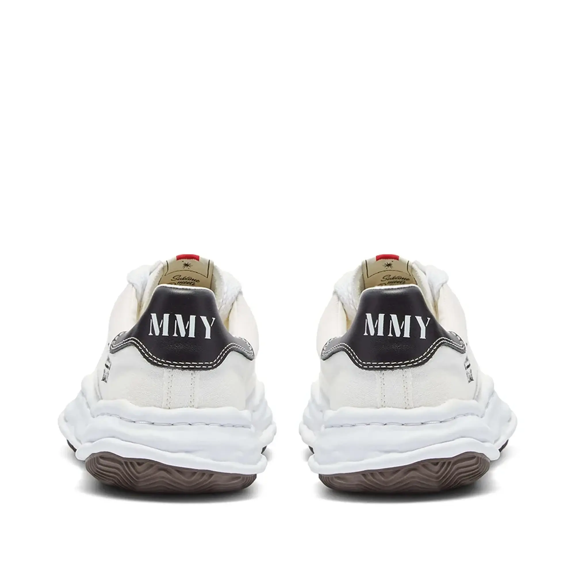 Maison MIHARA YASUHIRO Men's Blakey Low Original Sole Canvas Sneak White