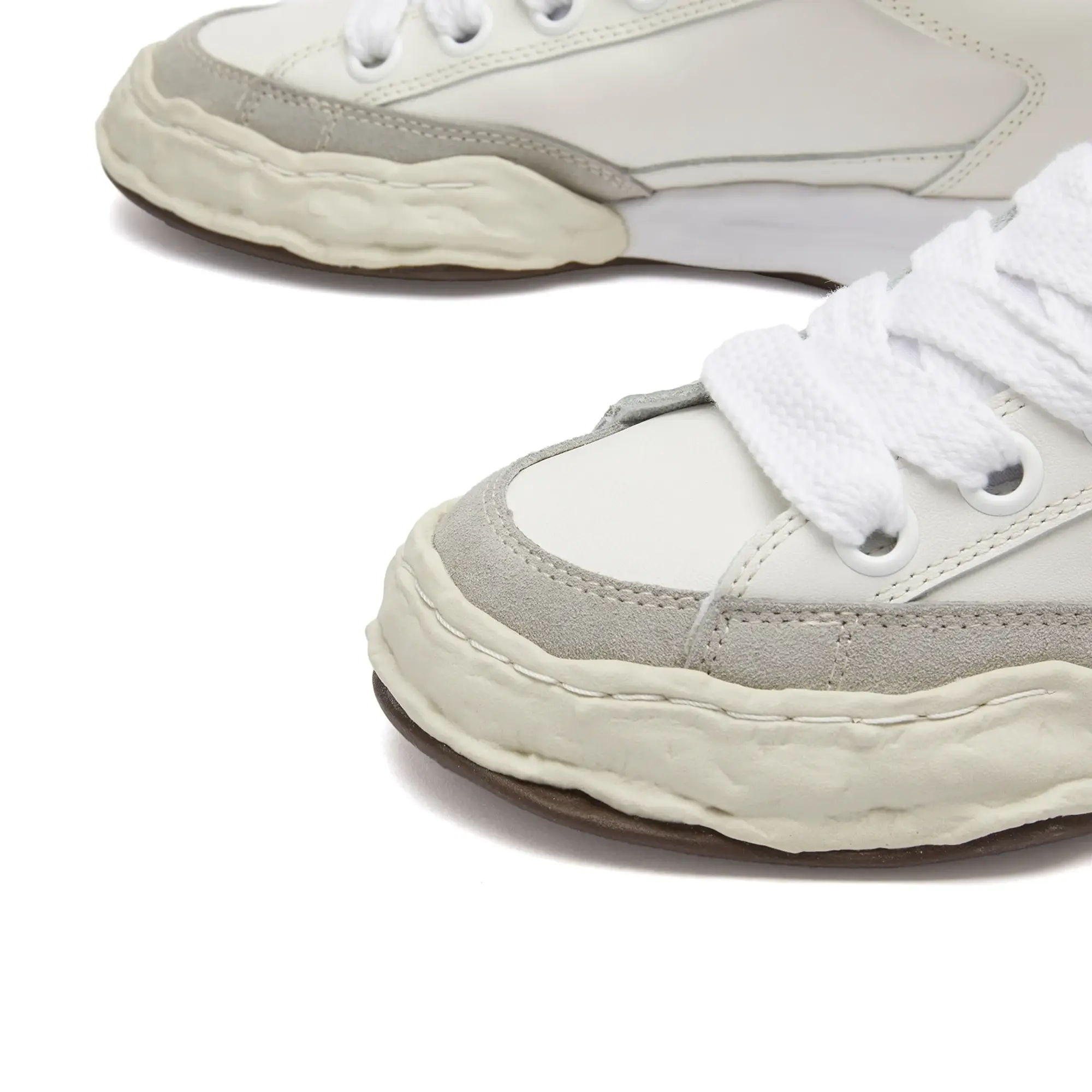 Maison MIHARA YASUHIRO Men's Herbie Original Sole Low Leather Snea White
