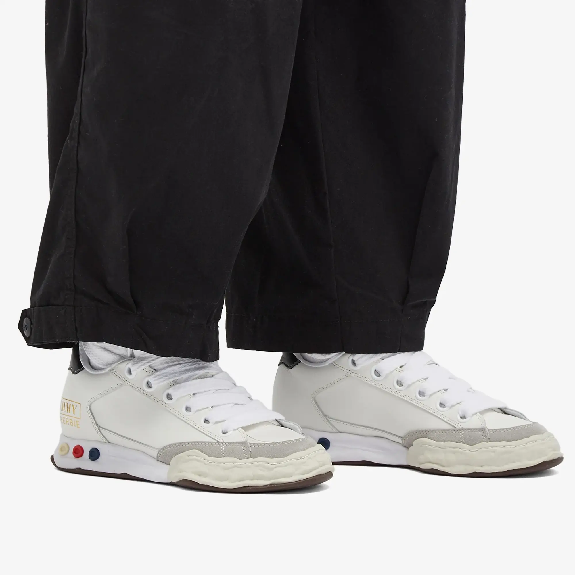 Maison MIHARA YASUHIRO Men's Herbie Original Sole Low Leather Snea White