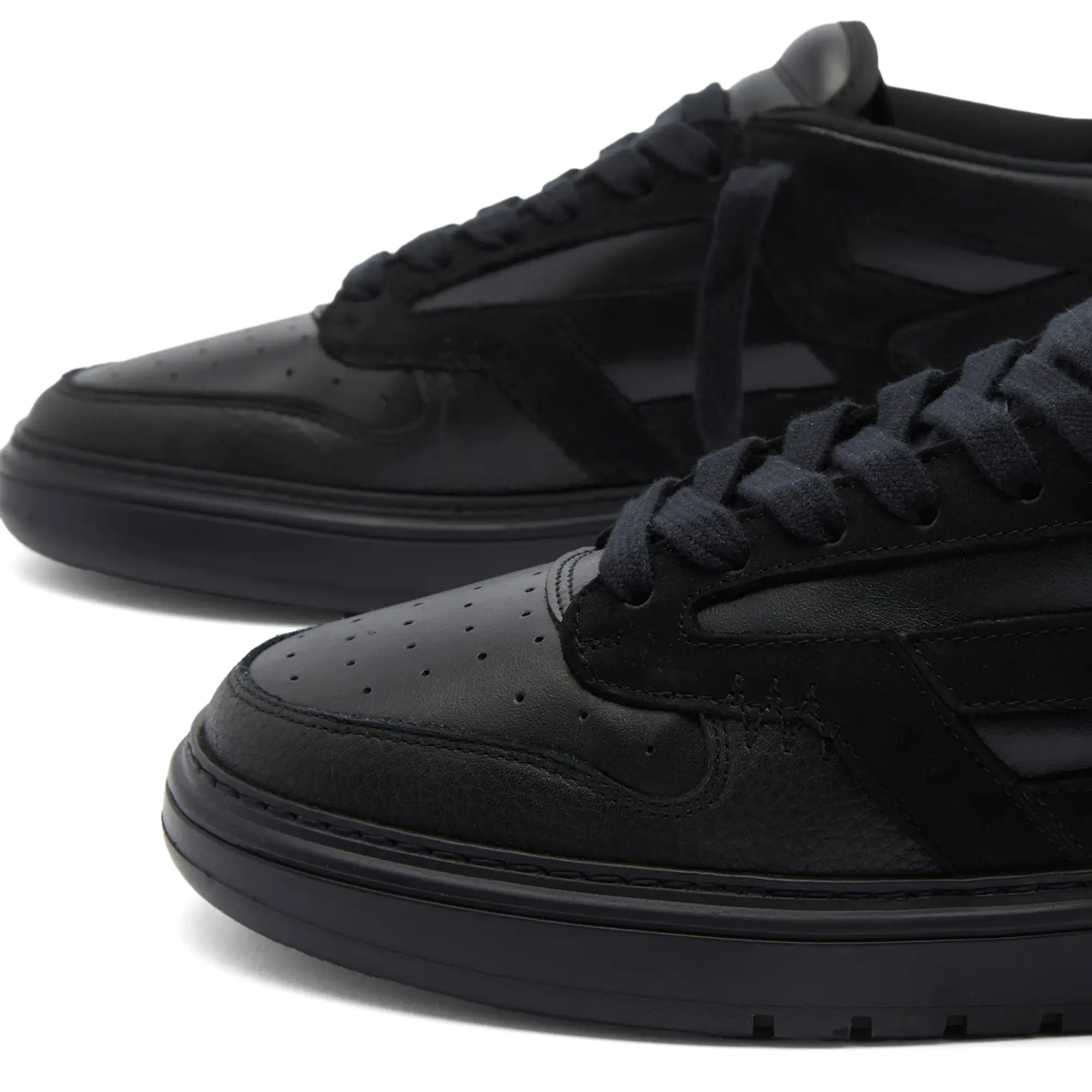 Represent Men's Reptor Leather Sneaker Black