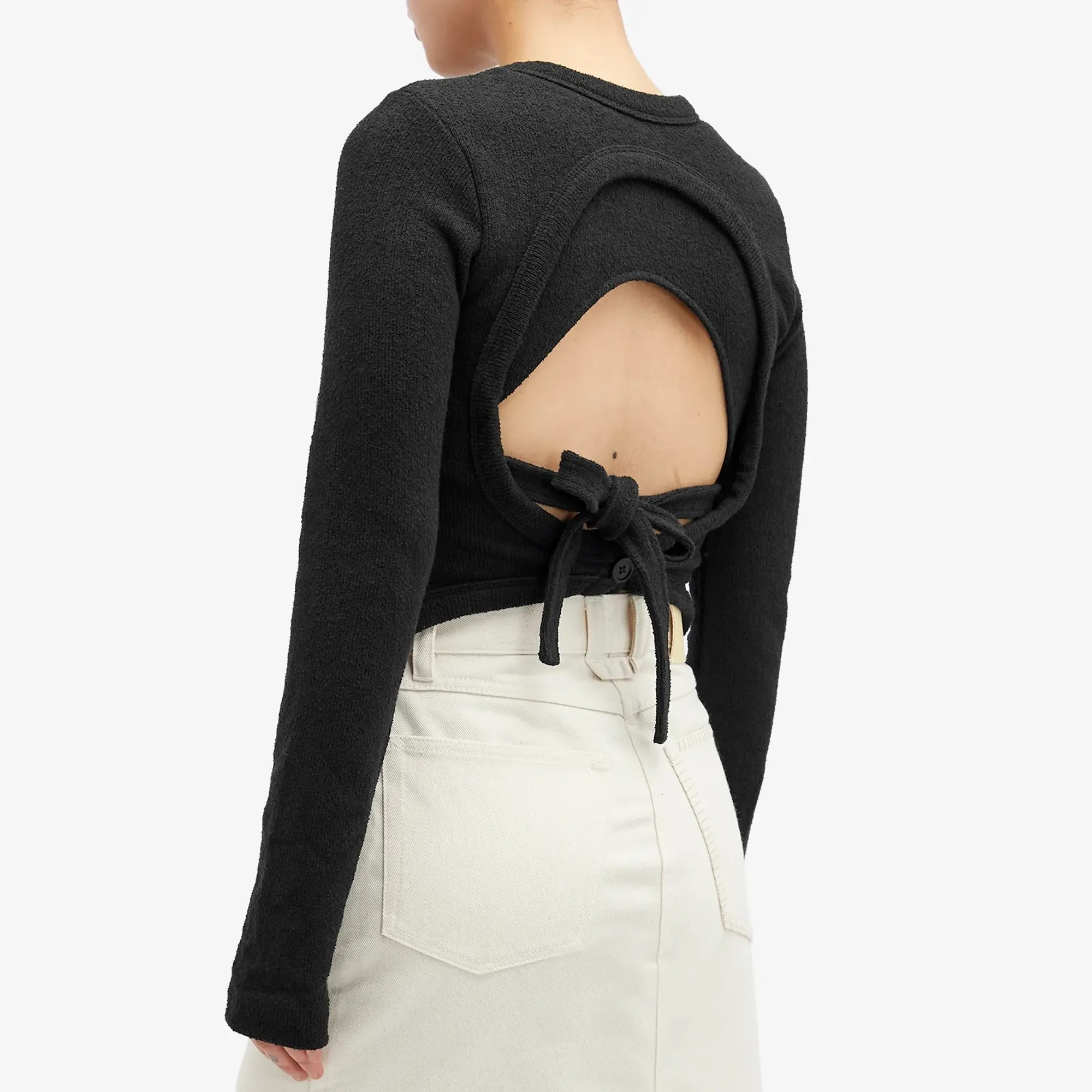 Axel Arigato Women's Fleur Open-Back Top Black