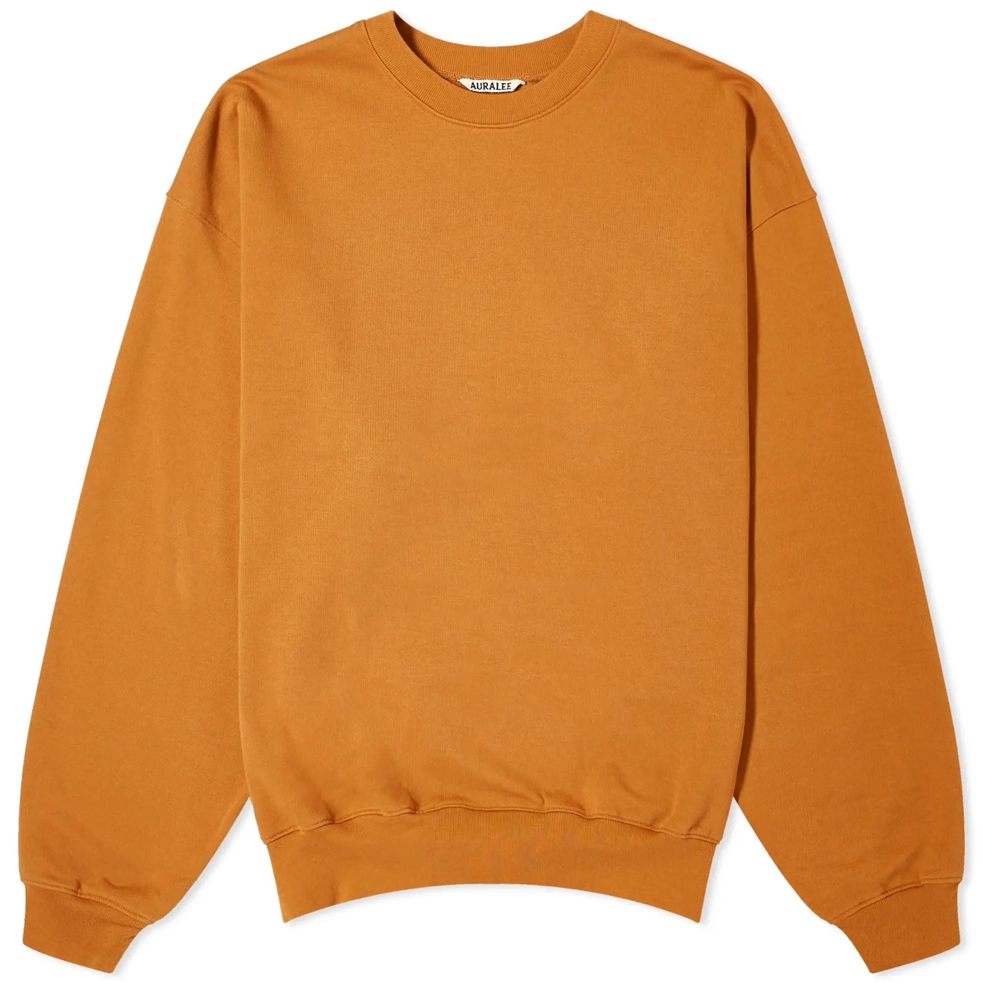 Auralee Men's Super High Gauze Sweatshirt Light Brown