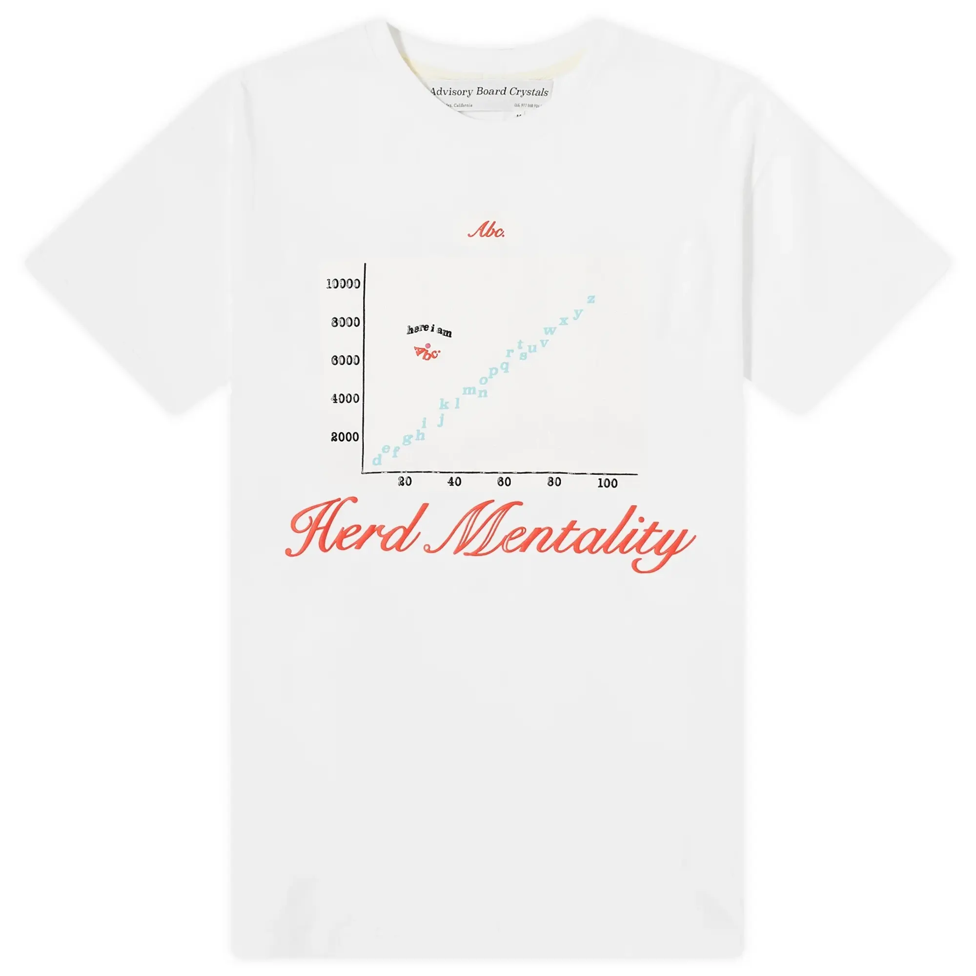 Advisory Board Crystals Men's Hard Mentality Shirt White