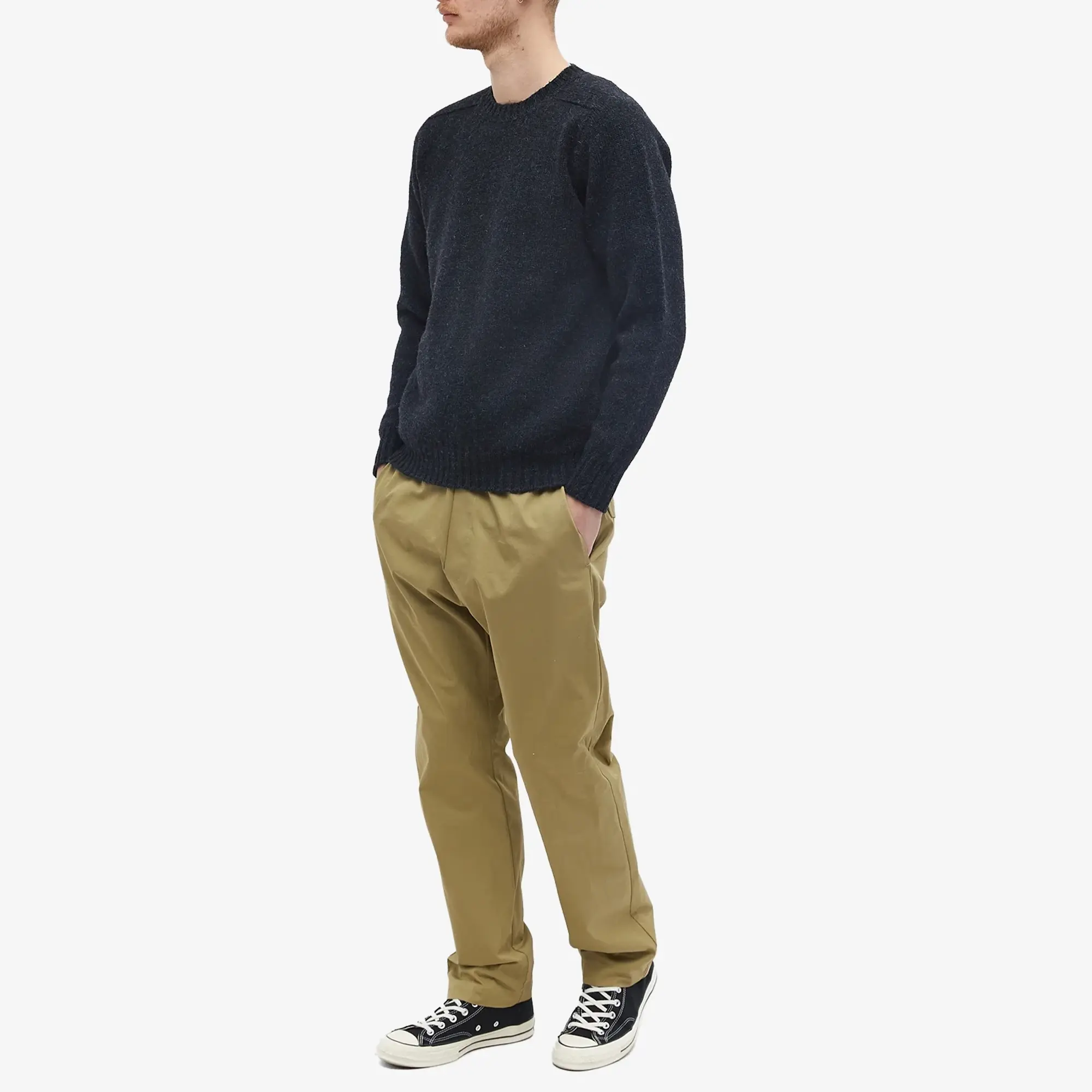 Jamieson's of Shetland Men's Crew Knit Cosmos