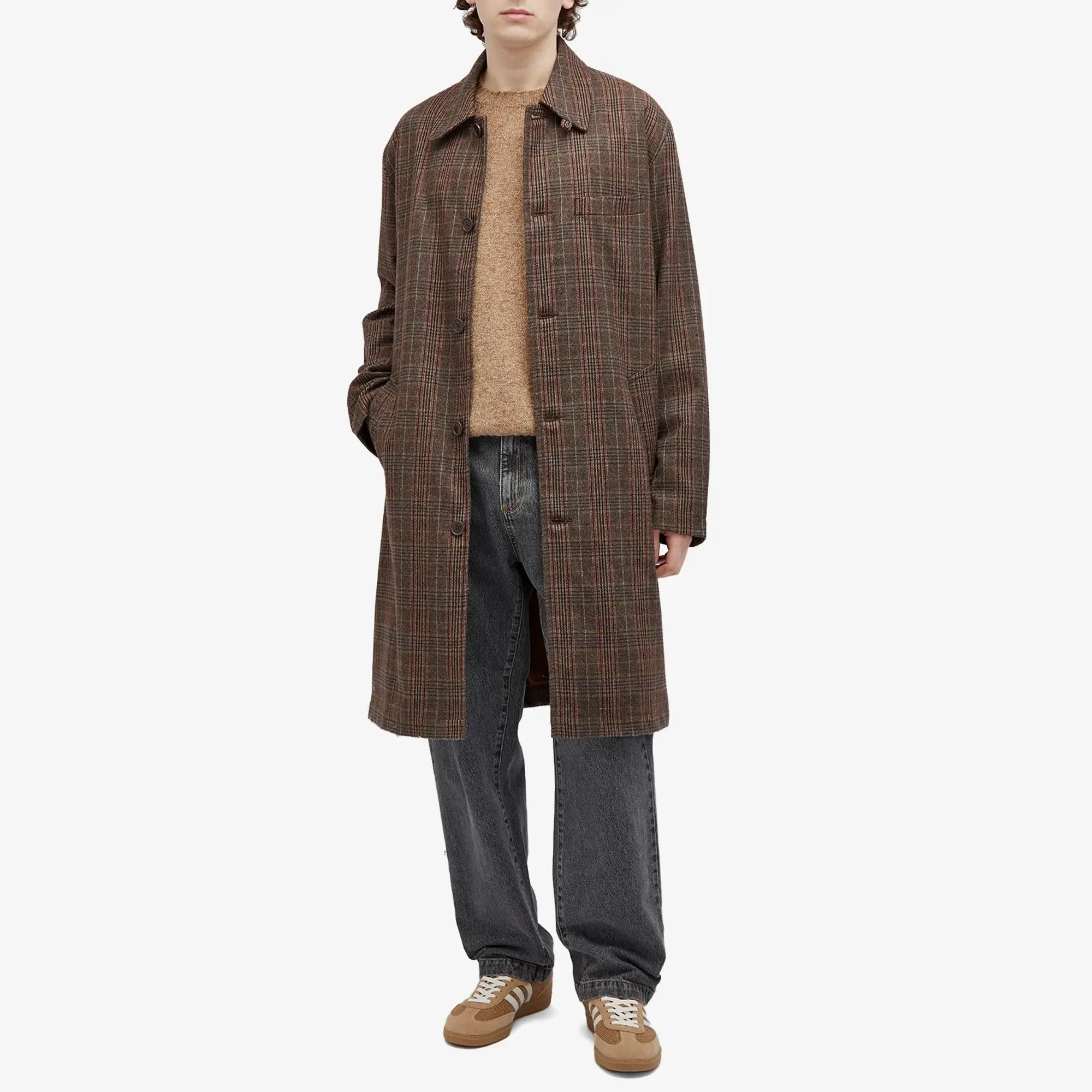 Jamieson's of Shetland Men's Crew Knit Camel