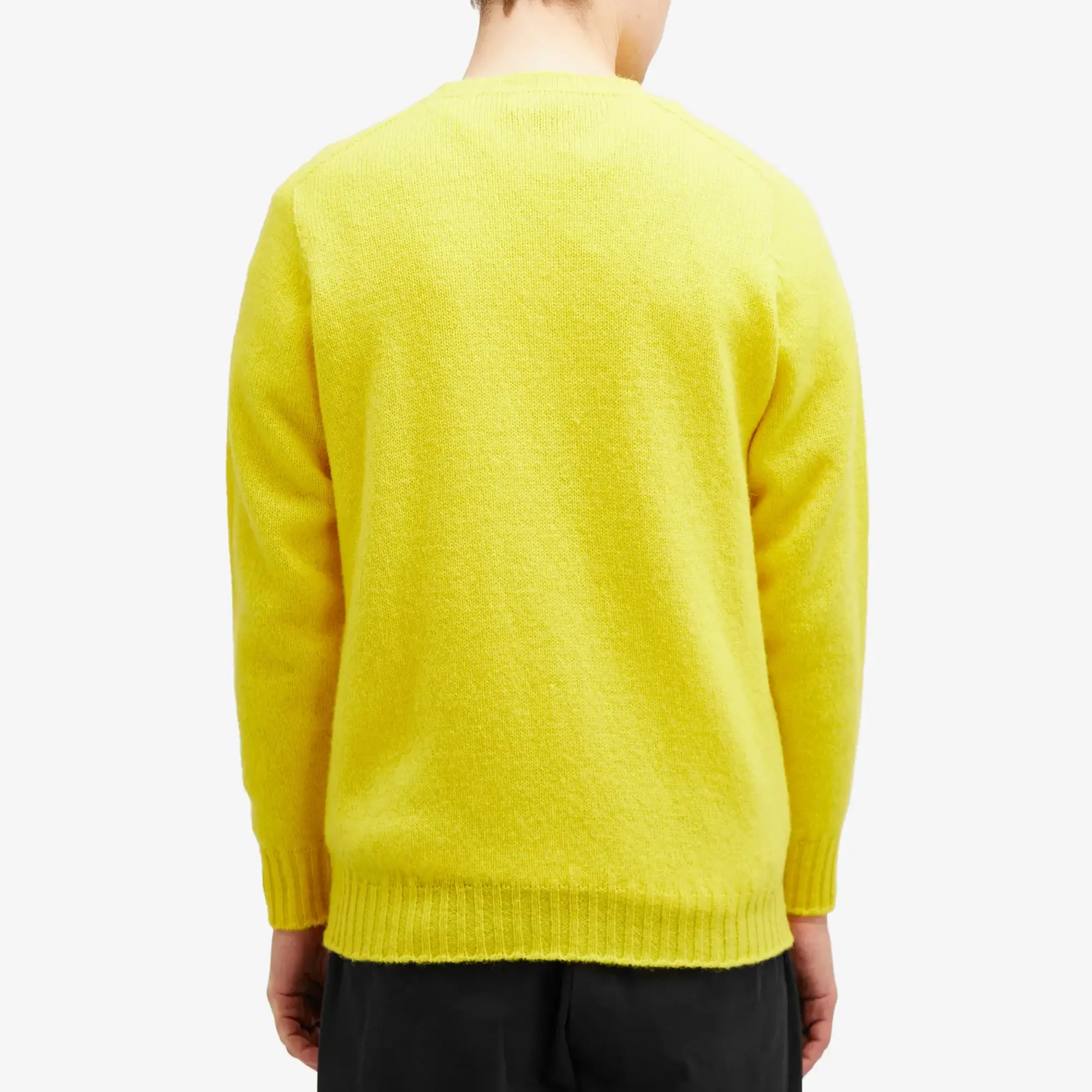 Jamieson's of Shetland Men's Crew Knit Mimosa