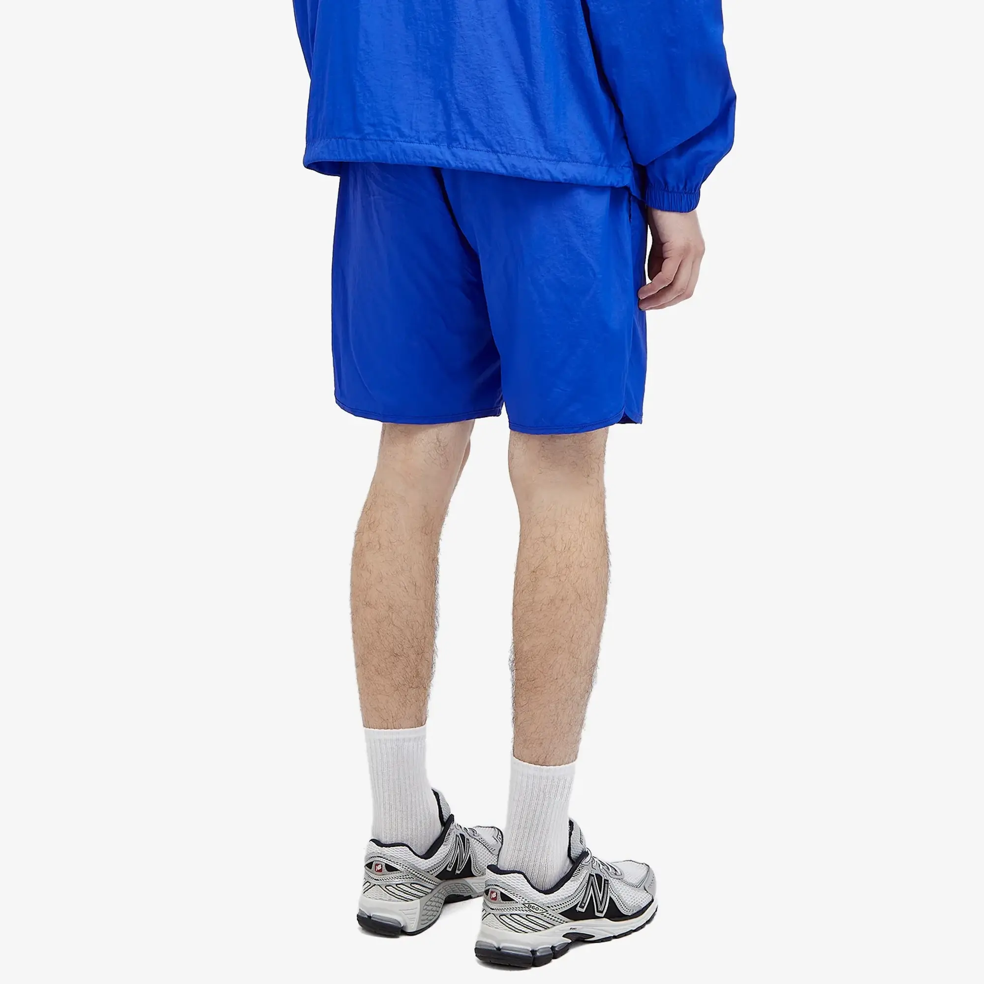 MKI Men's Crinkle Nylon Track Shorts Royal Blue