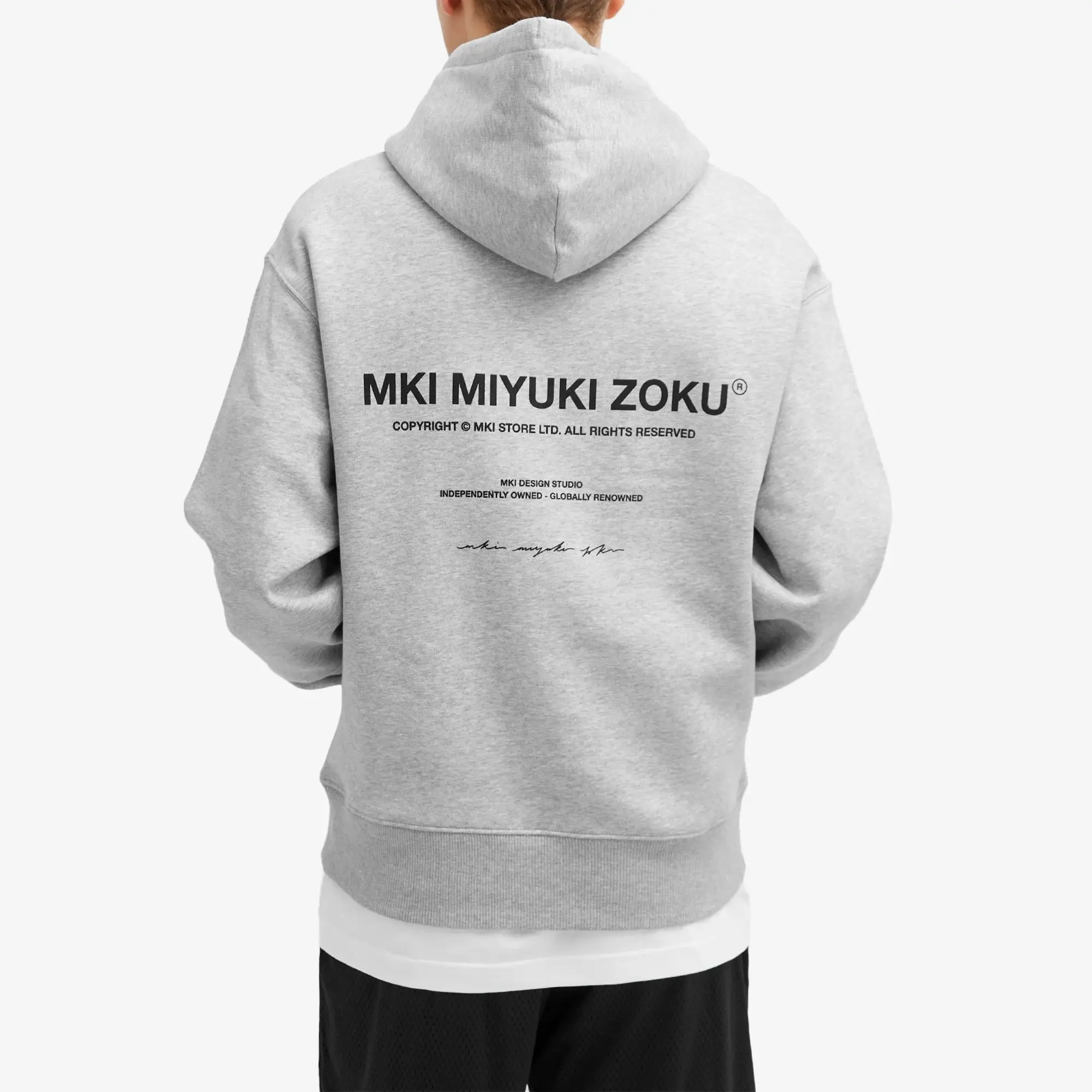 MKI Men's Design Studio Hoodie Grey