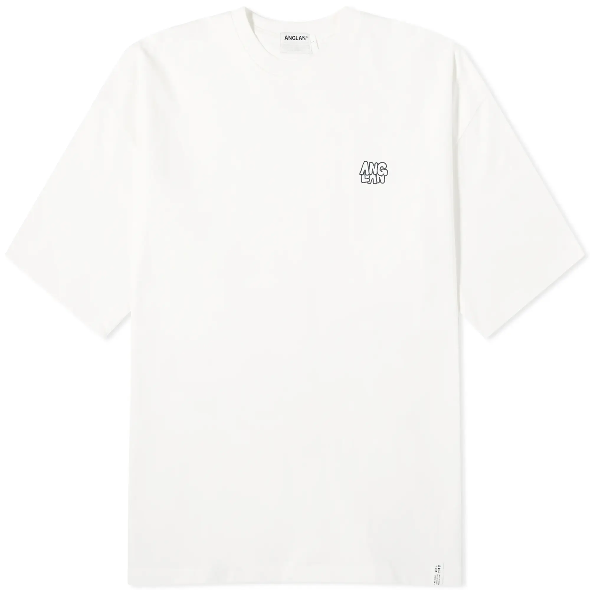 Anglan Men's Stack Logo T-Shirt Ivory