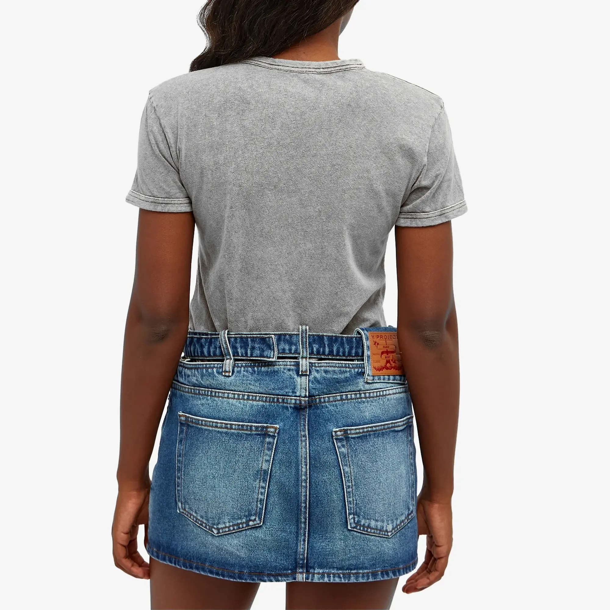 Acne Studios Women's Etza Blurred Top Faded Grey