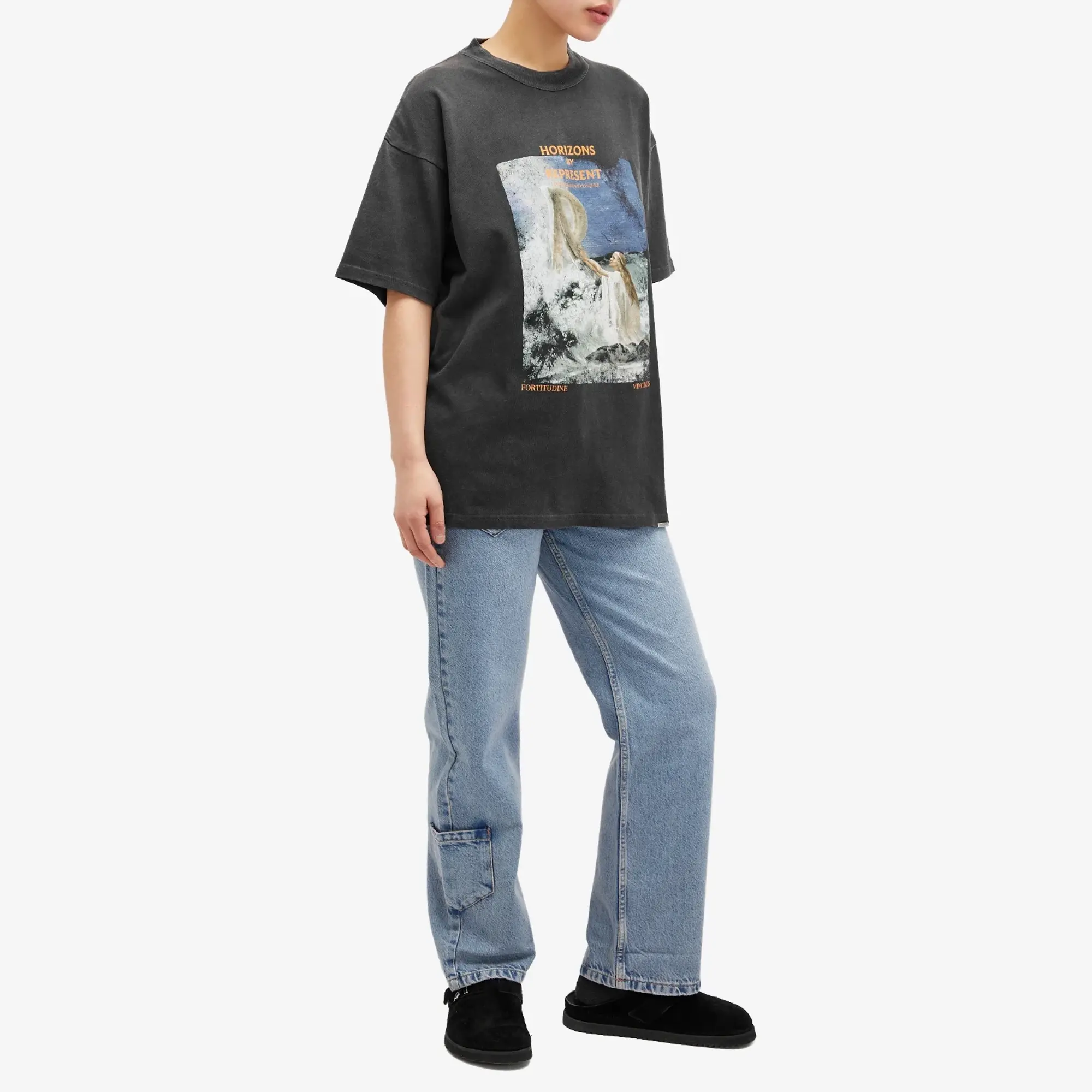 Represent Higher Truth T-Shirt Aged Black
