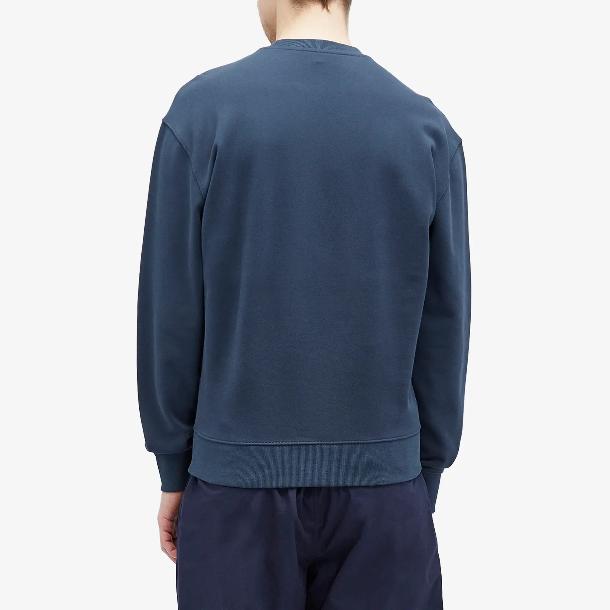 Maison Kitsuné Men's Endless Summer Fox Crew Sweat Deep Navy