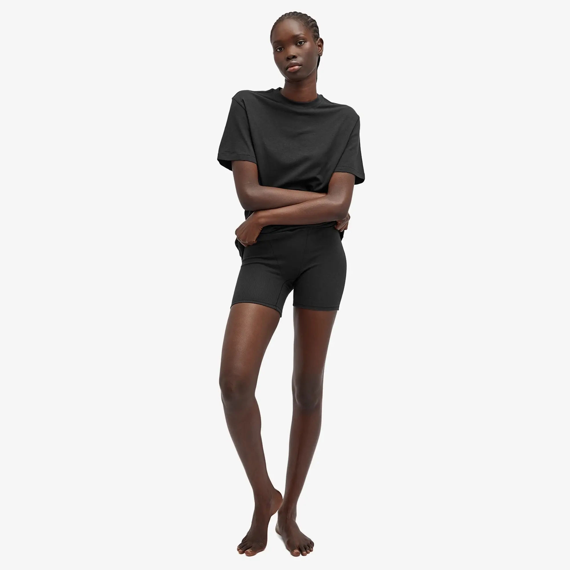 SKIMS Women's Boyfriend T-Shirt Onyx