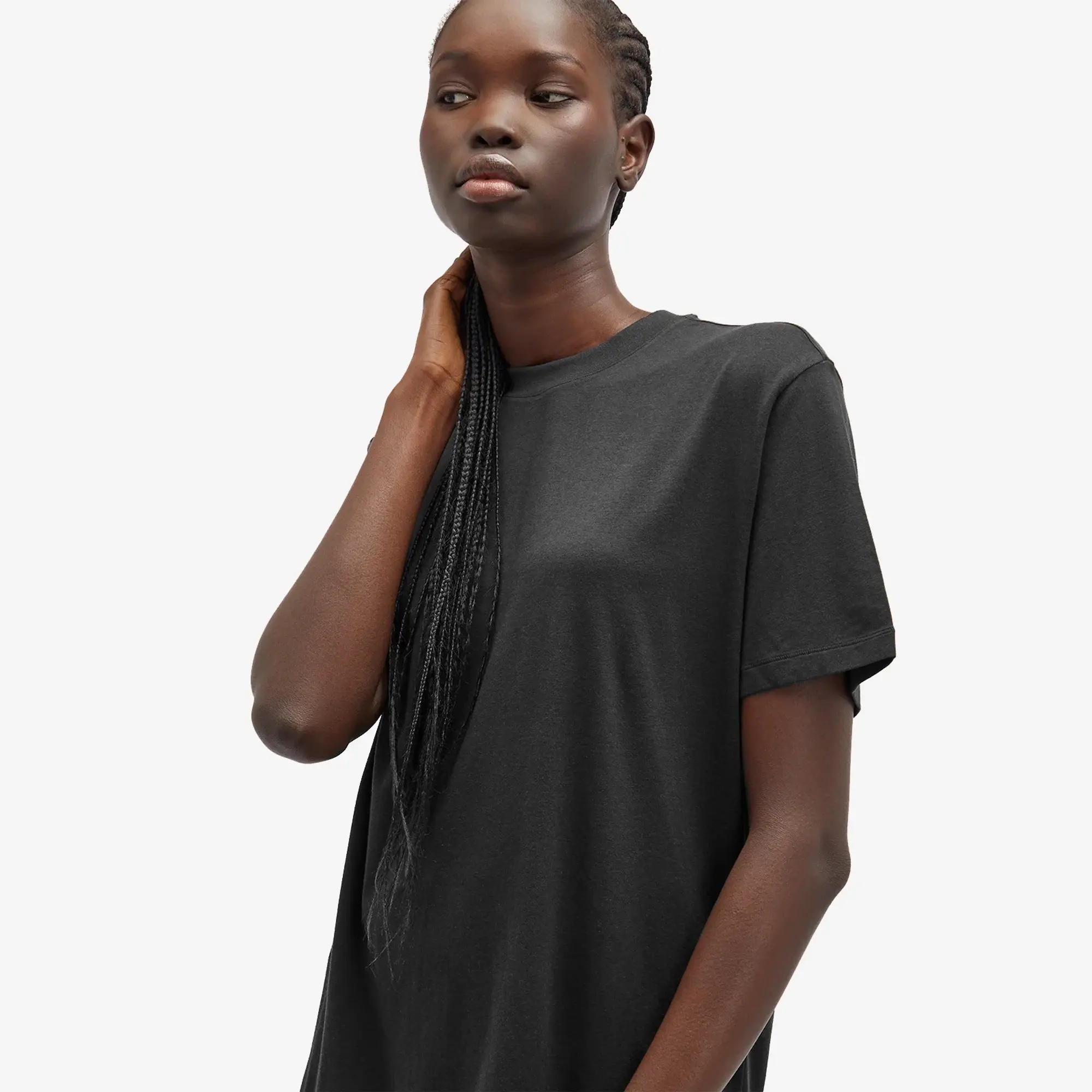 SKIMS Women's Boyfriend T-Shirt Onyx