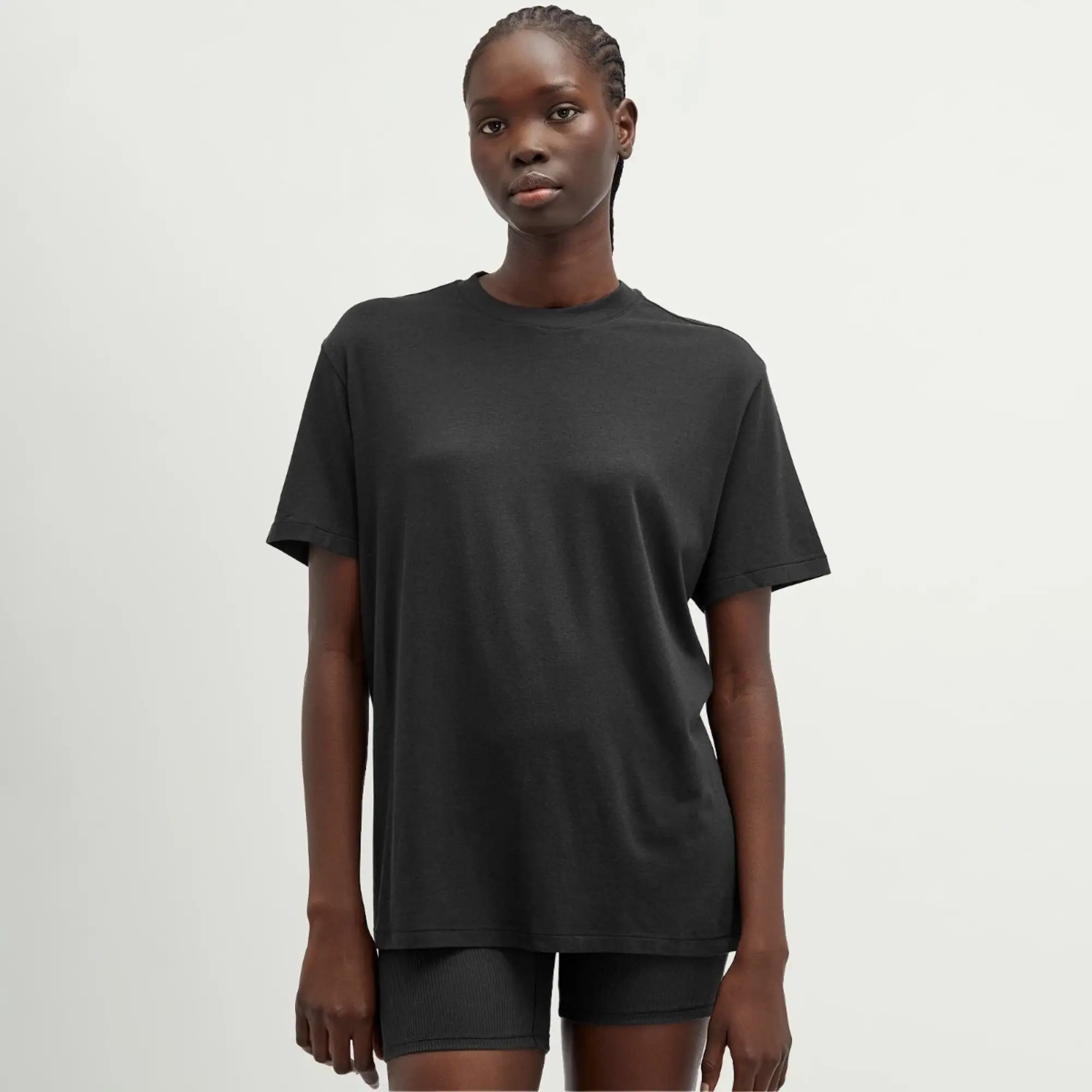 SKIMS Women's Boyfriend T-Shirt Onyx