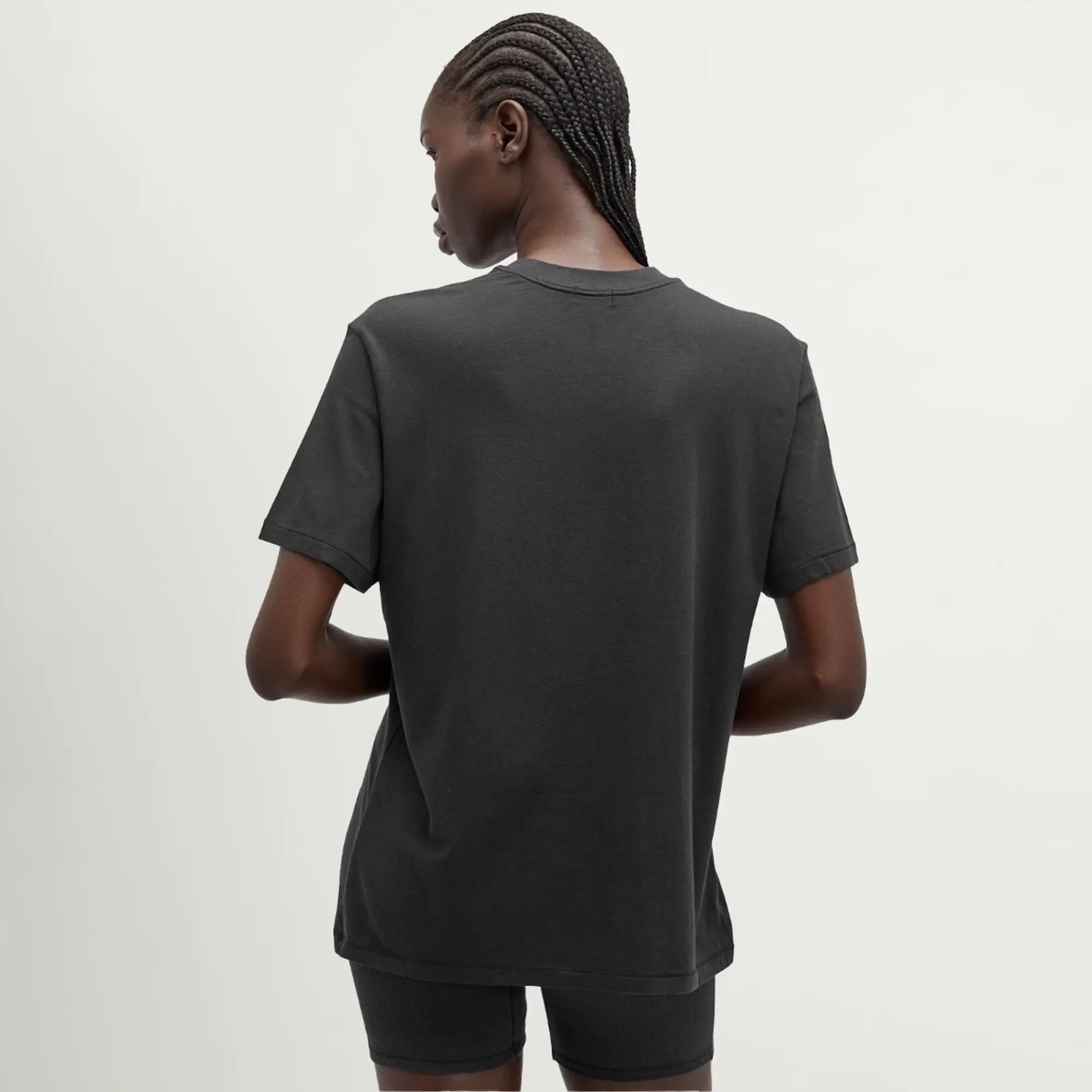 SKIMS Women's Boyfriend T-Shirt Onyx