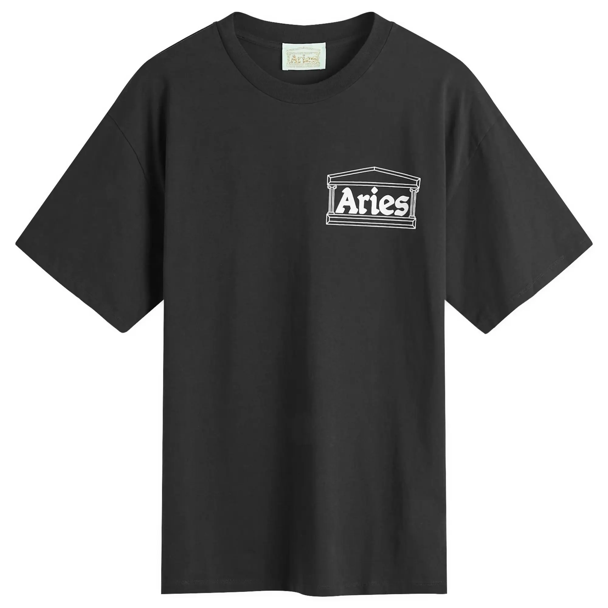 Aries Stoned Temple SS Tee - Black