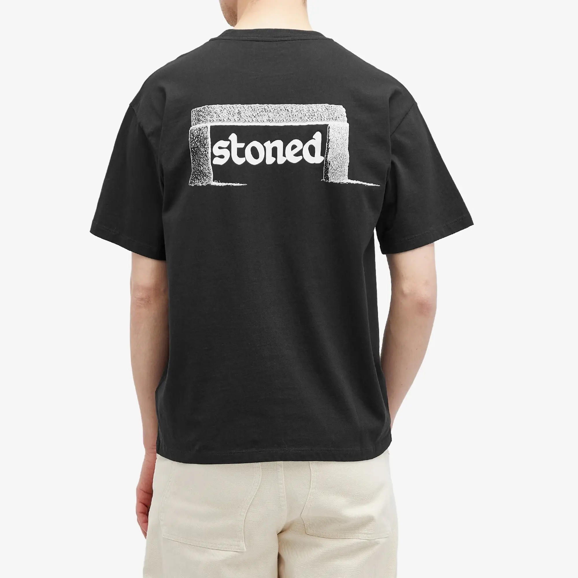 Aries Stoned Temple SS Tee - Black